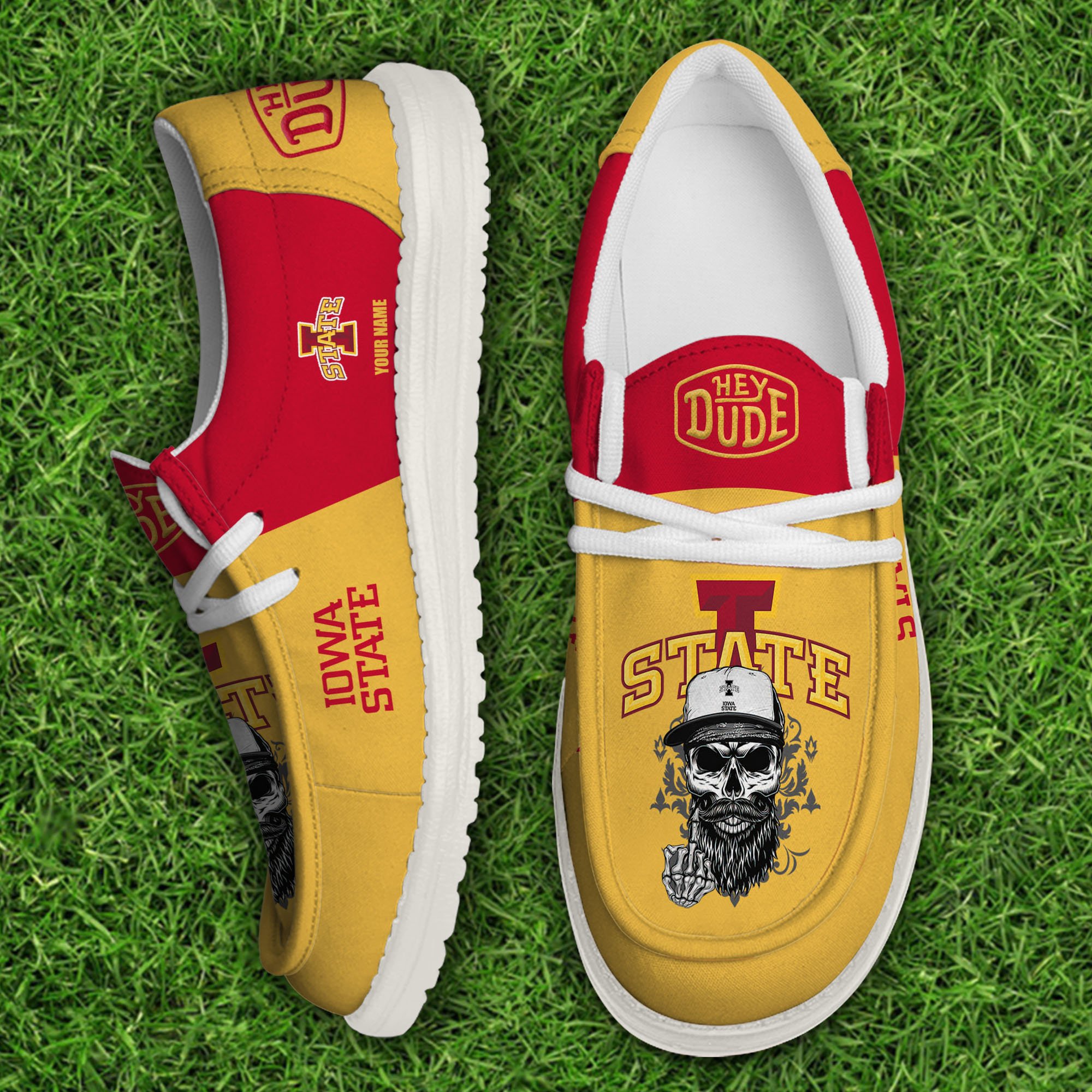 footweareliteiowa state cyclones custom name hey dude shoes fmf24