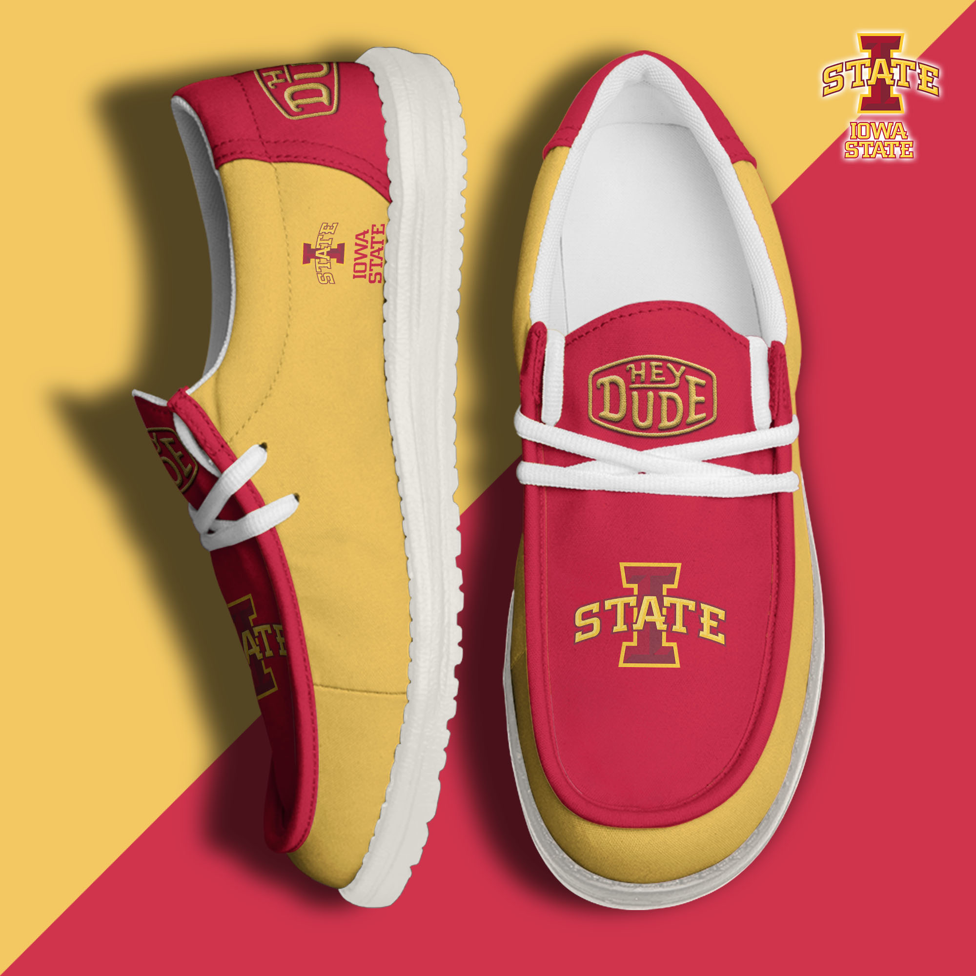 footweareliteiowa state cyclones custom name hey dude shoes i3i9l