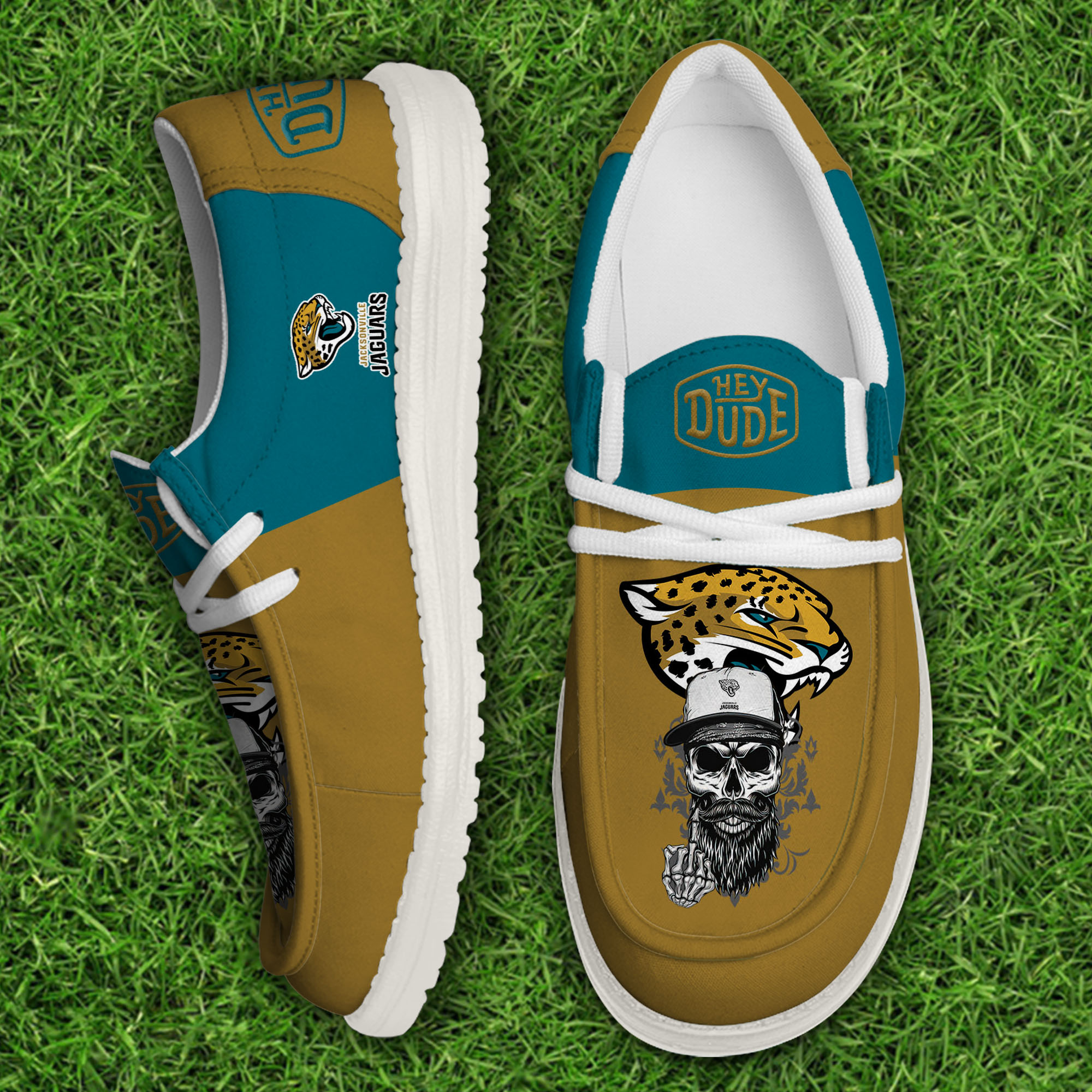 footwearelitejacksonville jaguars custom name hey dude shoes eepuo