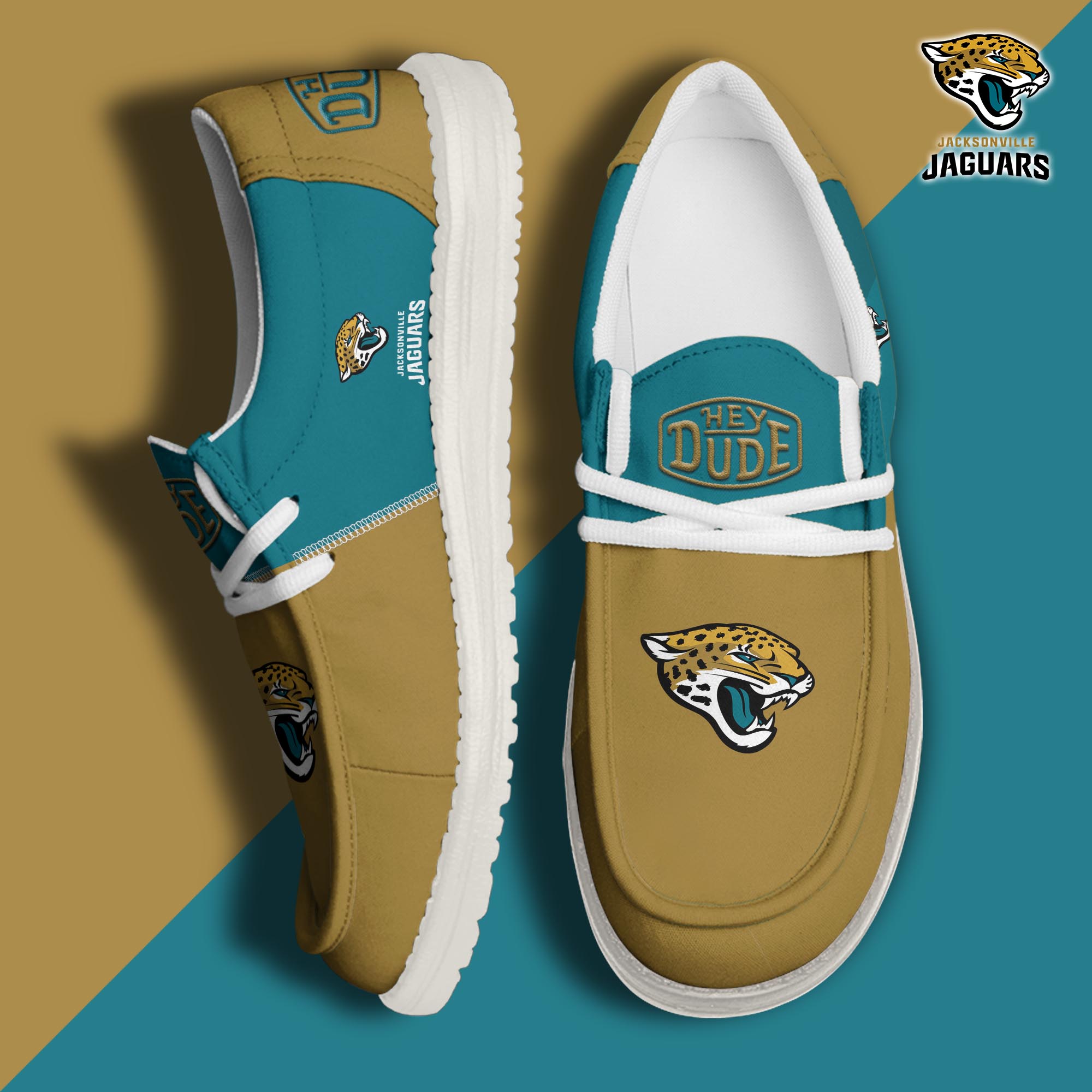 footwearelitejacksonville jaguars custom name hey dude shoes luswz