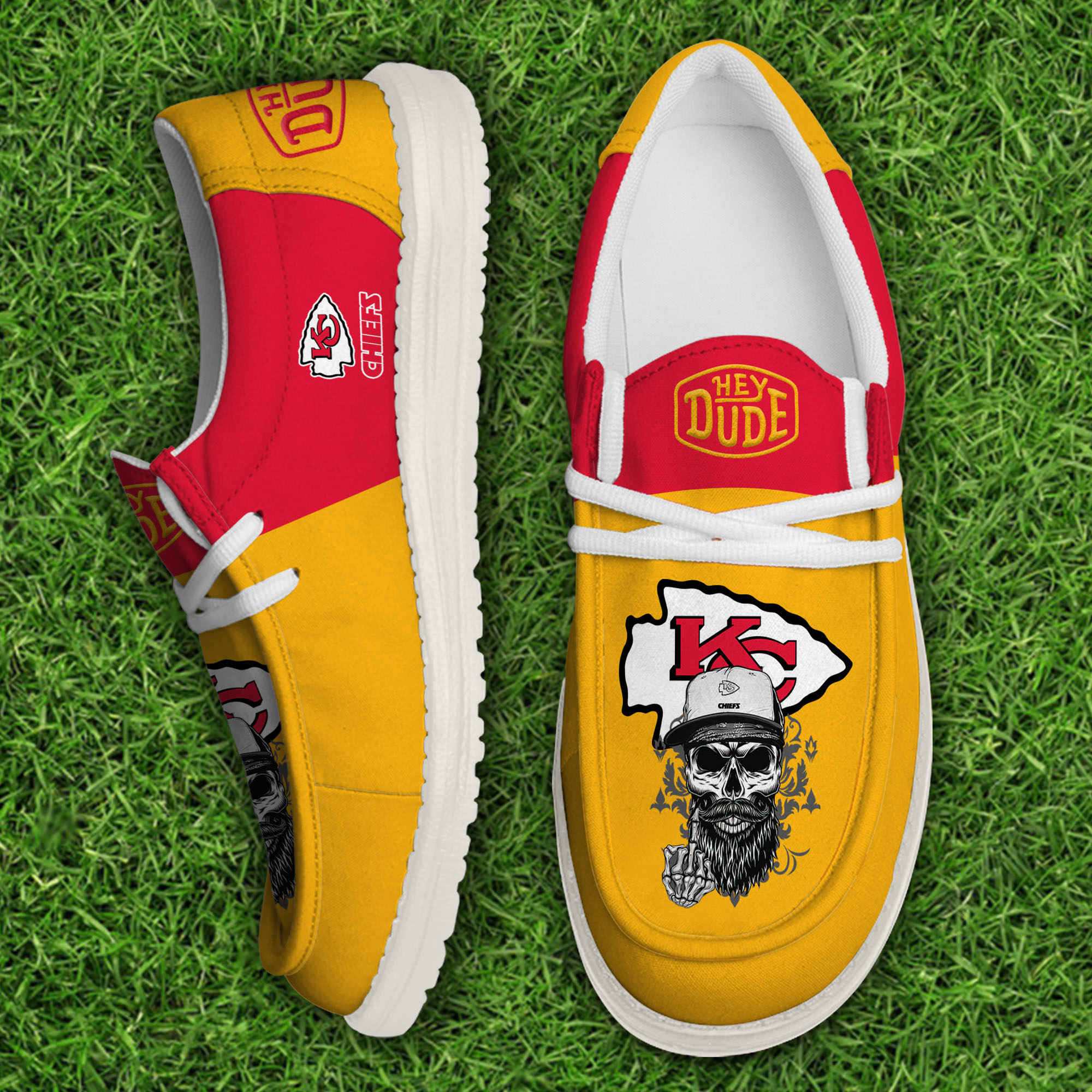 footwearelitekansas city chiefs custom name hey dude shoes f5lvy