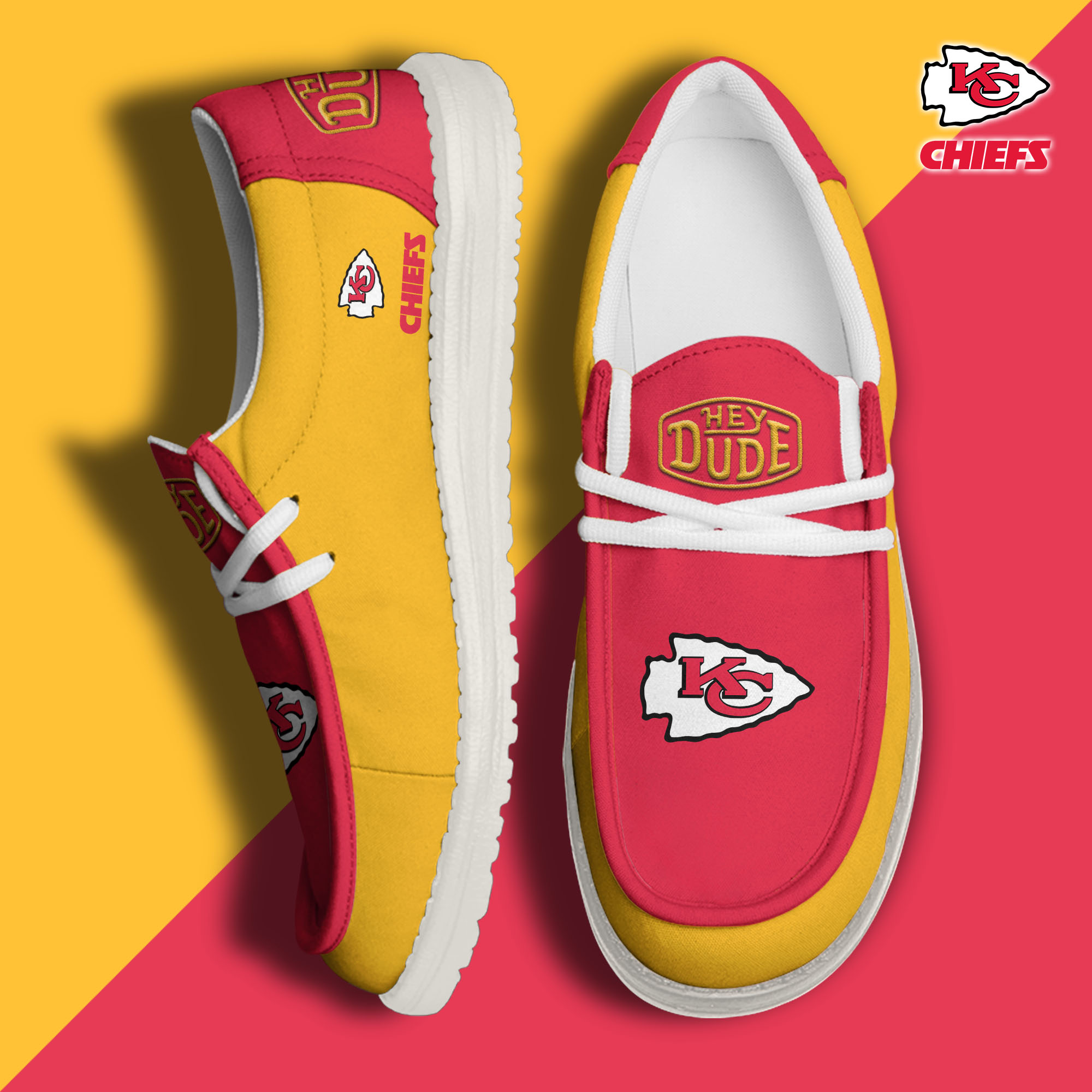 footwearelitekansas city chiefs custom name hey dude shoes j0uue