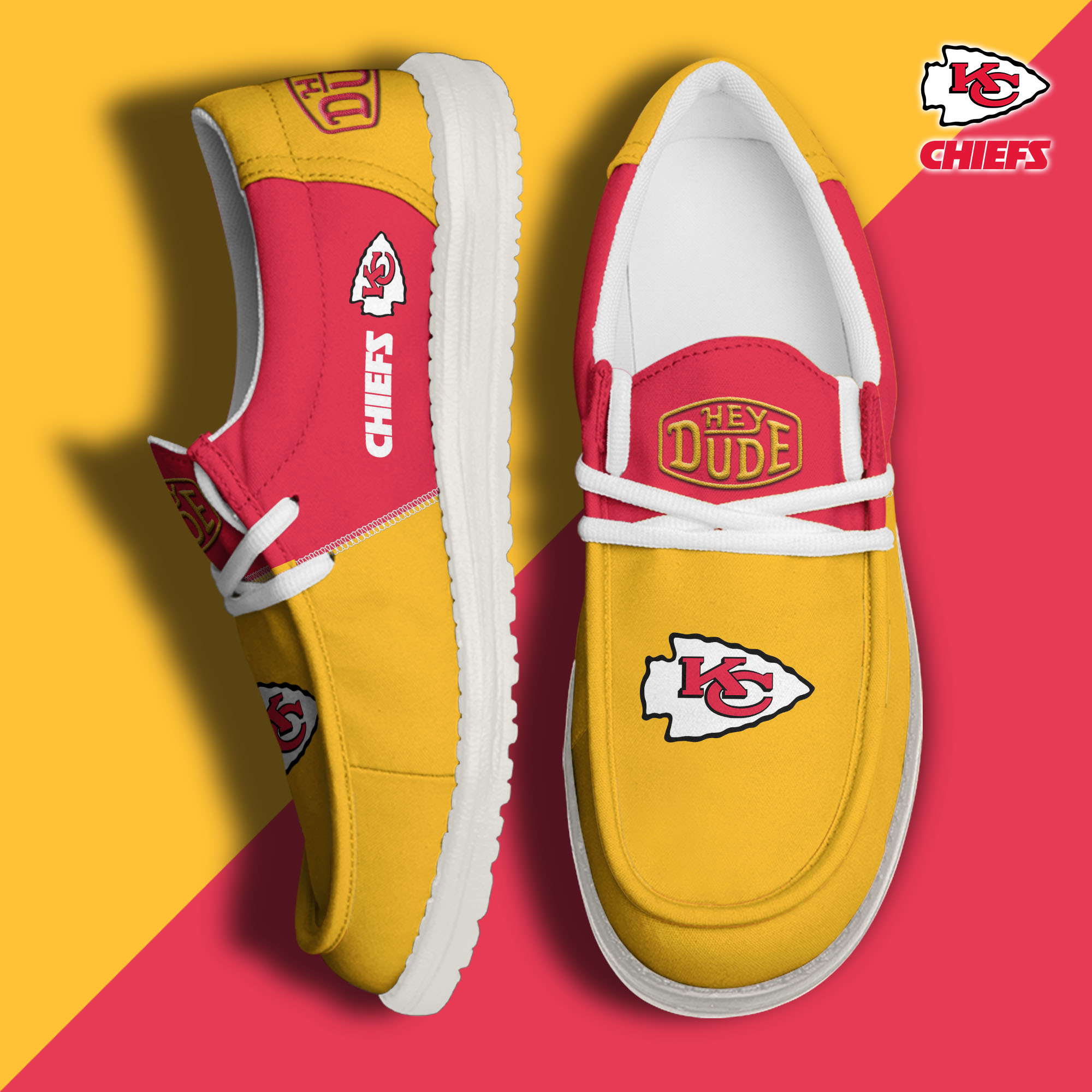 footwearelitekansas city chiefs custom name hey dude shoes vshuv