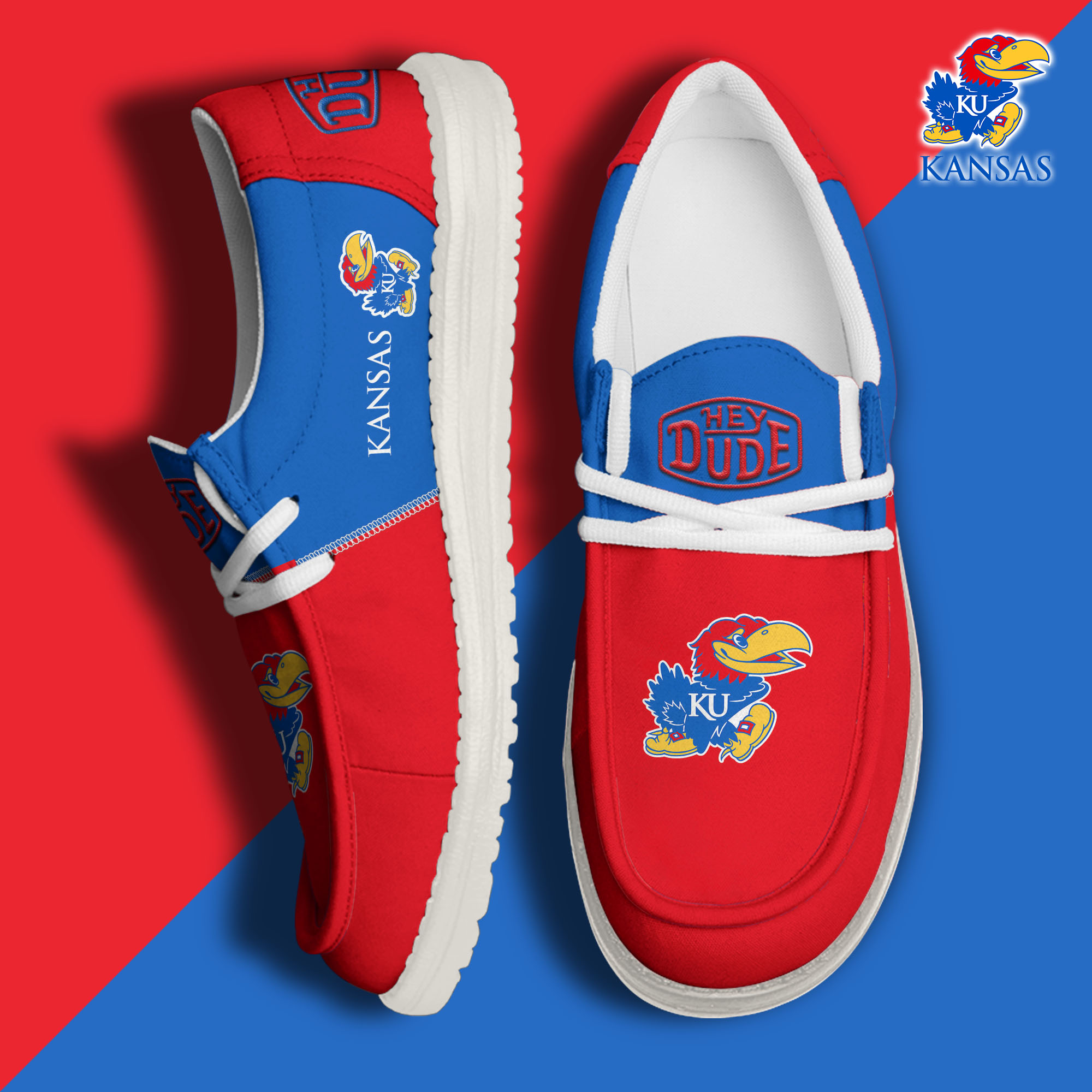 footwearelitekansas jayhawks custom name hey dude shoes tv7fq