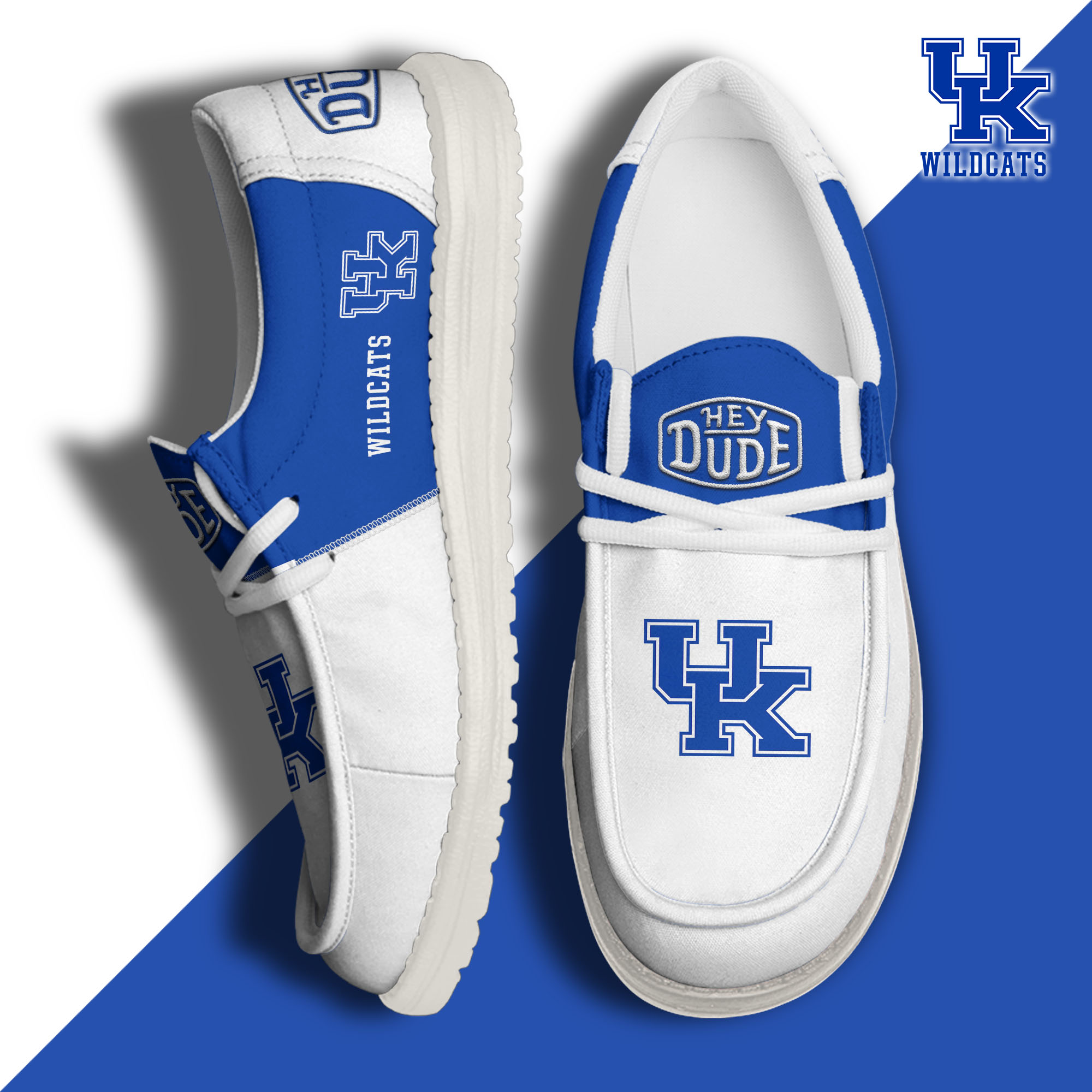 footwearelitekentucky wildcats custom name hey dude shoes uupdp