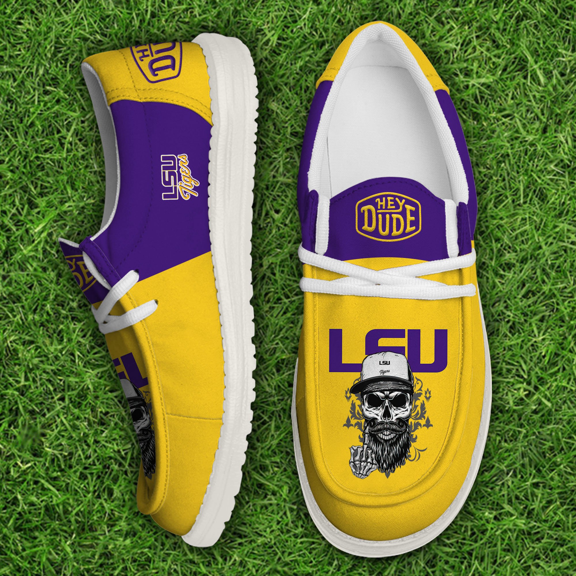 footwearelitelsu tigers custom name hey dude shoes 0v7l1