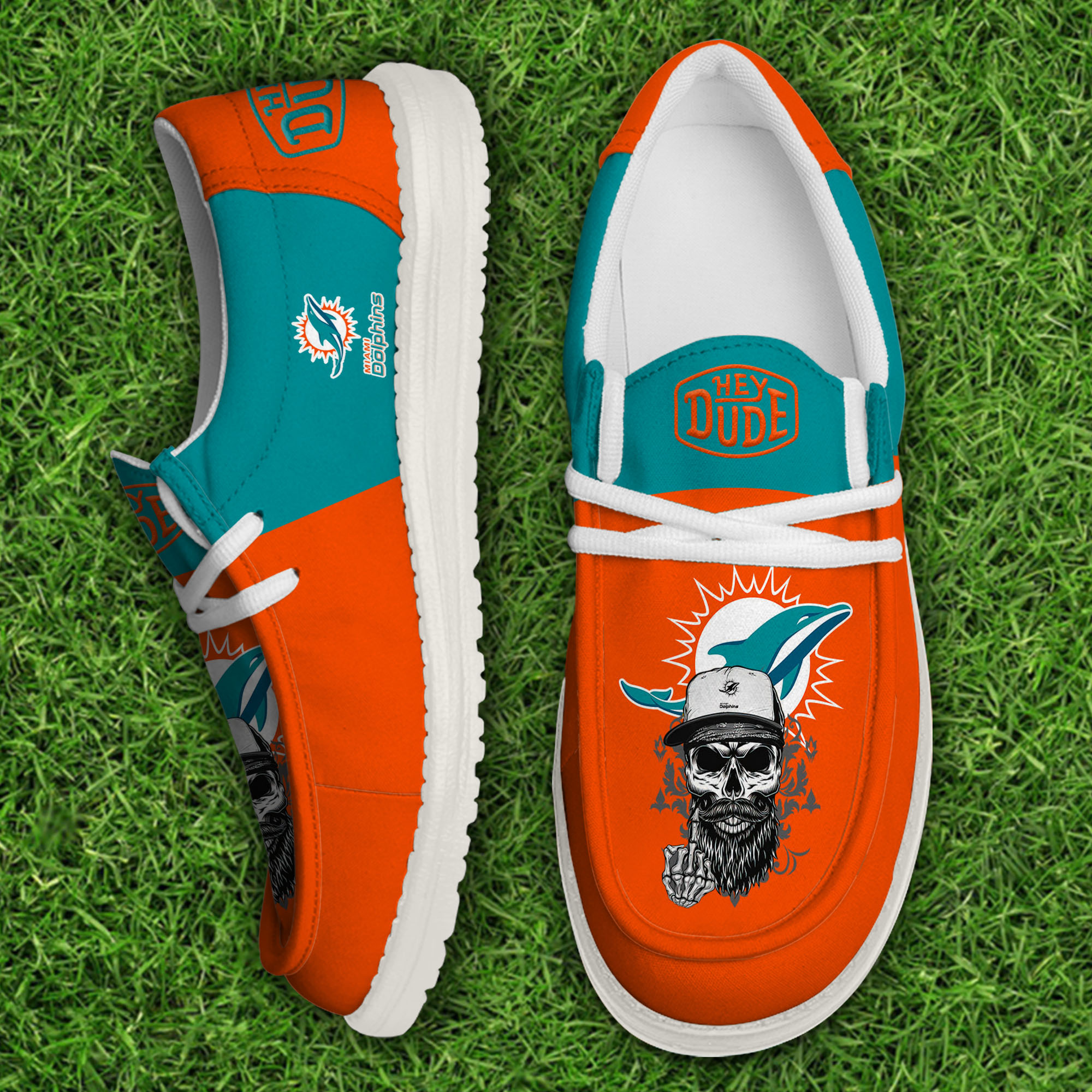 footwearelitemiami dolphins custom name hey dude shoes hgqu2