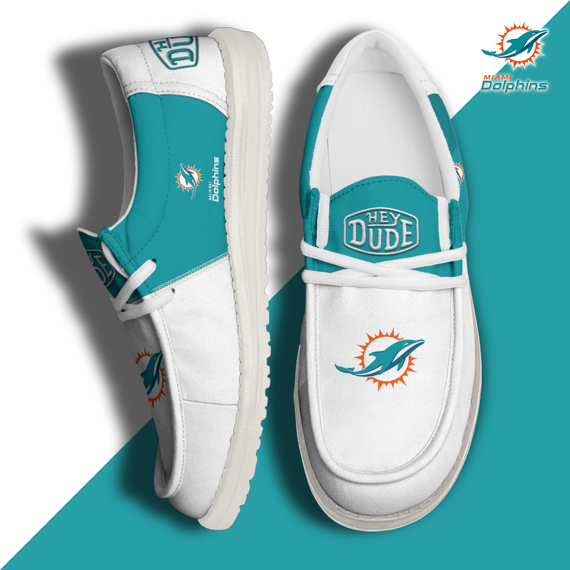 footwearelitemiami dolphins custom name hey dude shoes poe5o