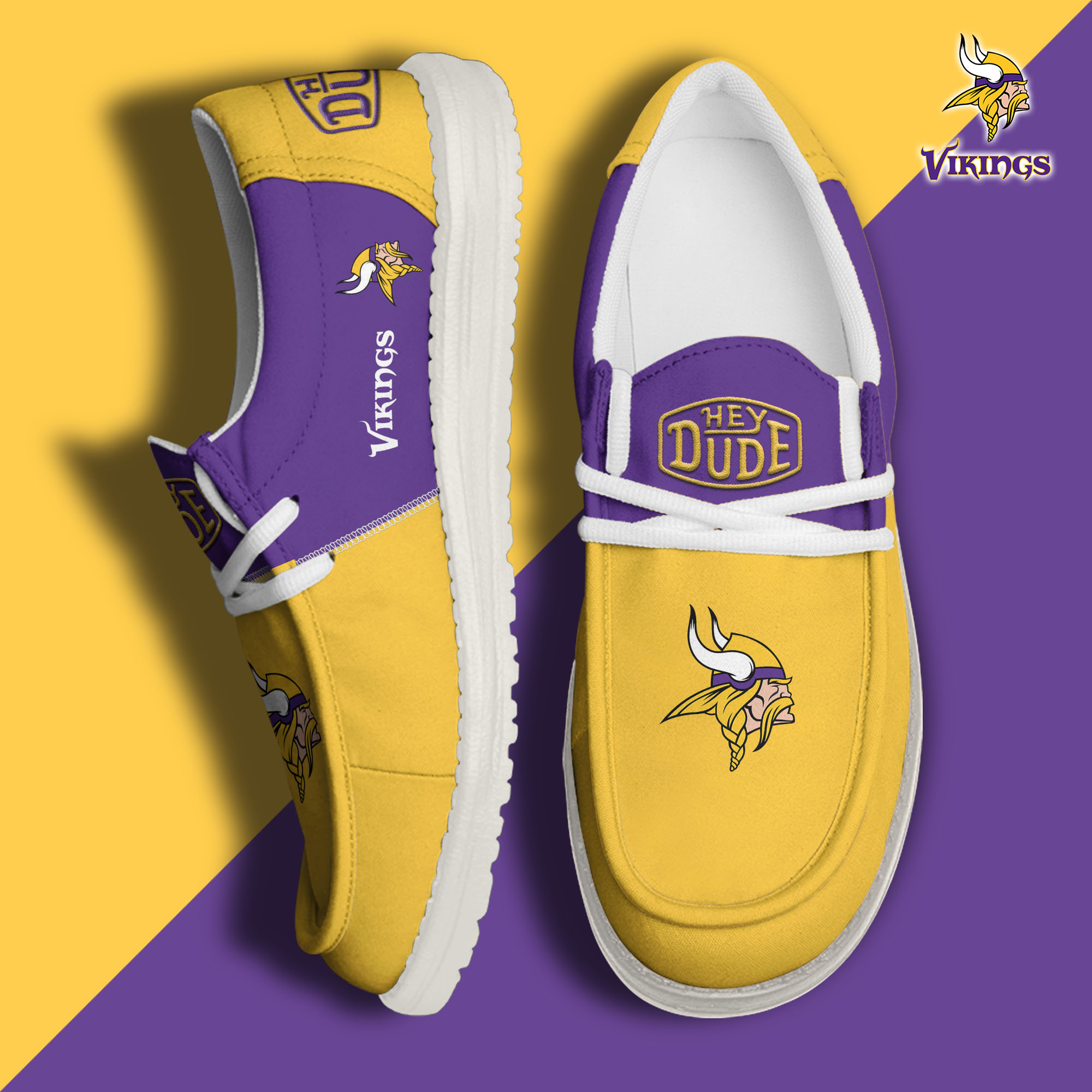 footweareliteminnesota vikings custom name hey dude shoes cgrdh