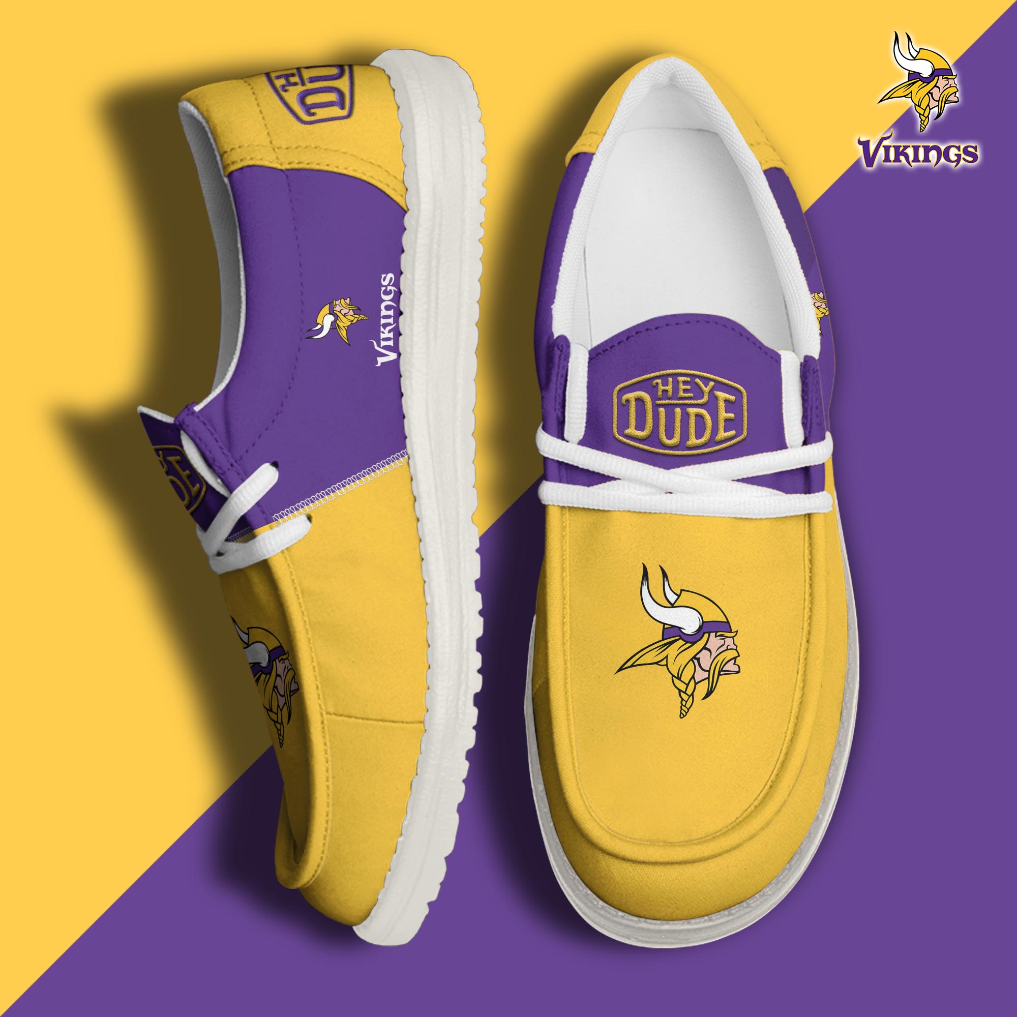 footweareliteminnesota vikings custom name hey dude shoes vjqgj