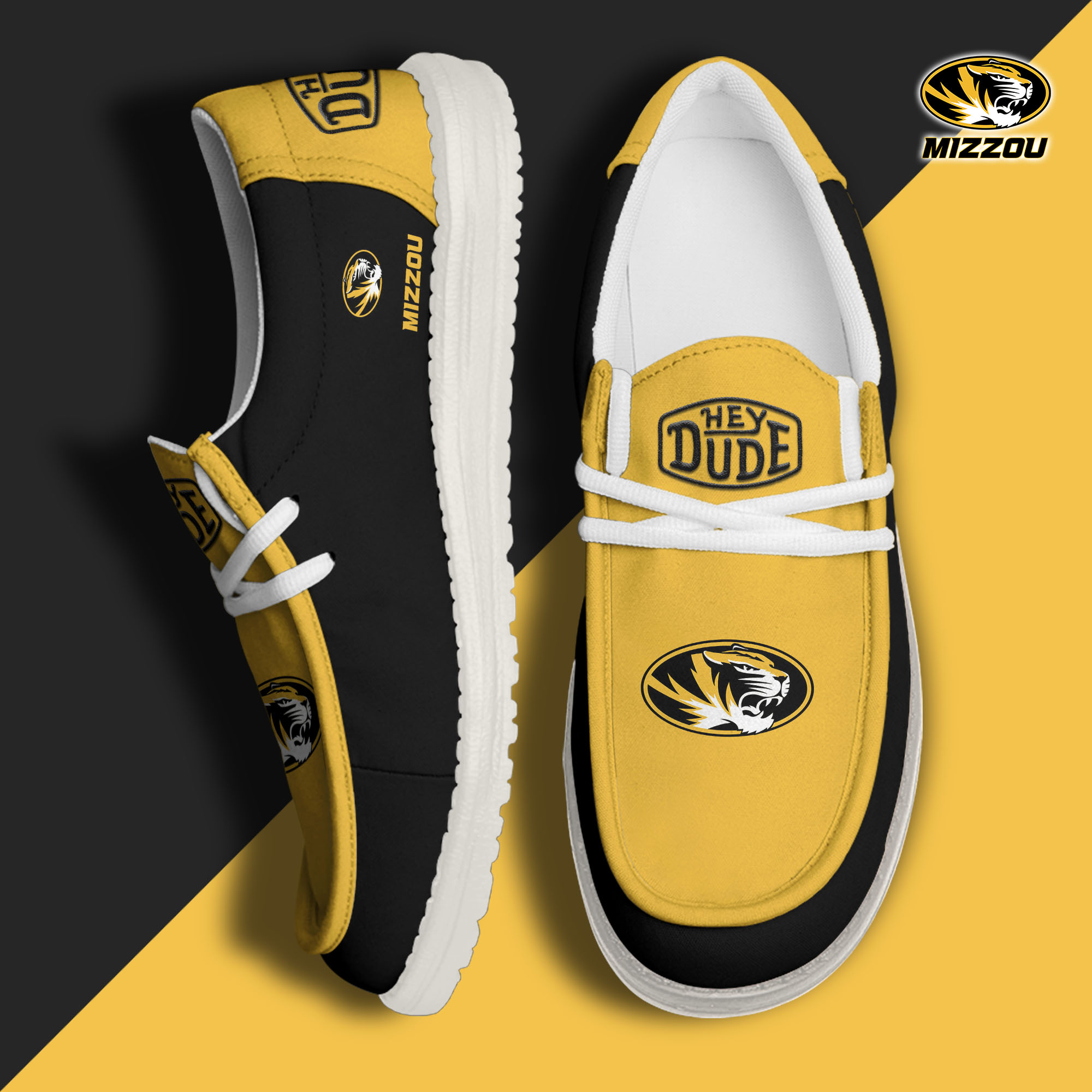 footwearelitemissouri tigers custom name hey dude shoes s0jyd