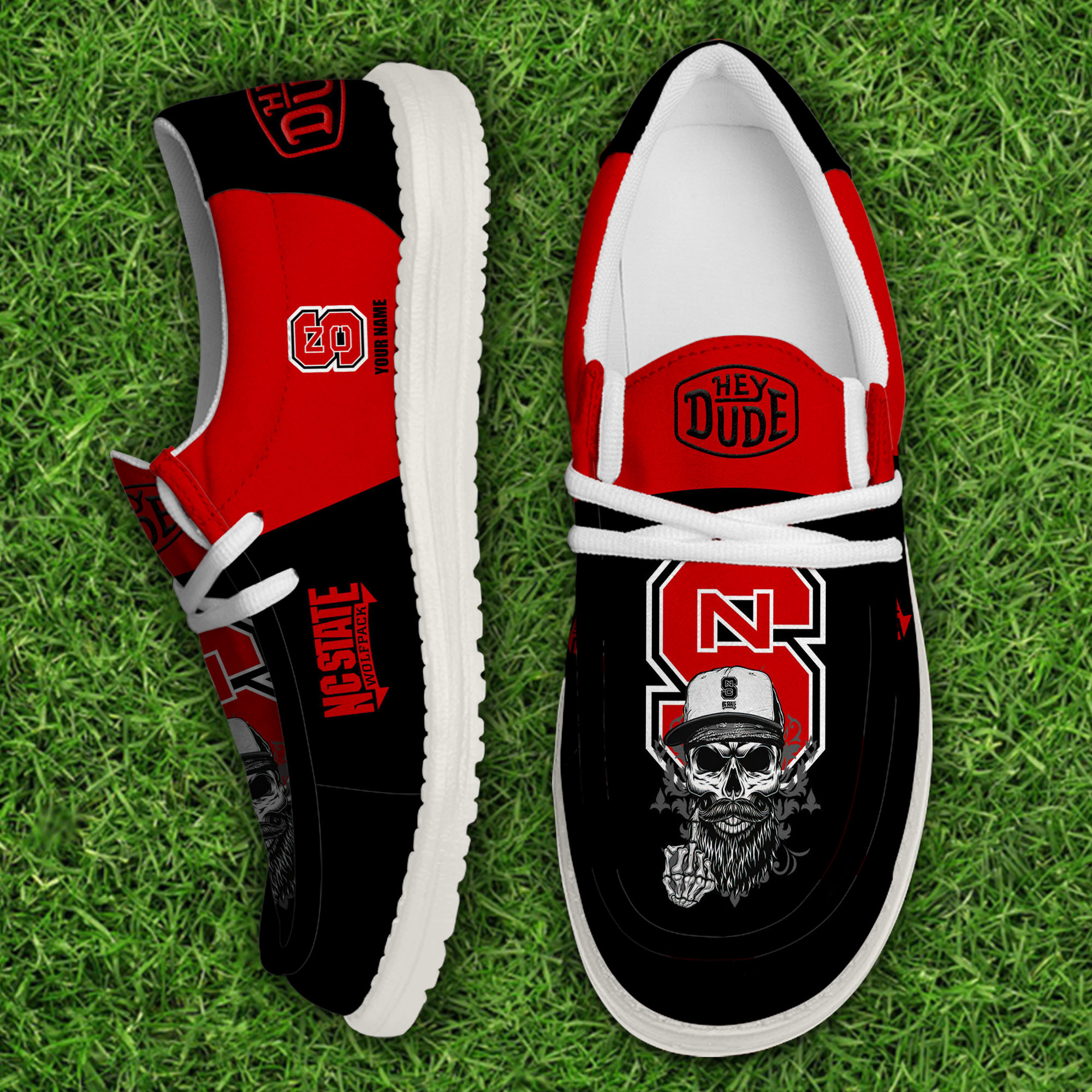 footwearelitenc state wolfpack custom name hey dude shoes 8fw8j