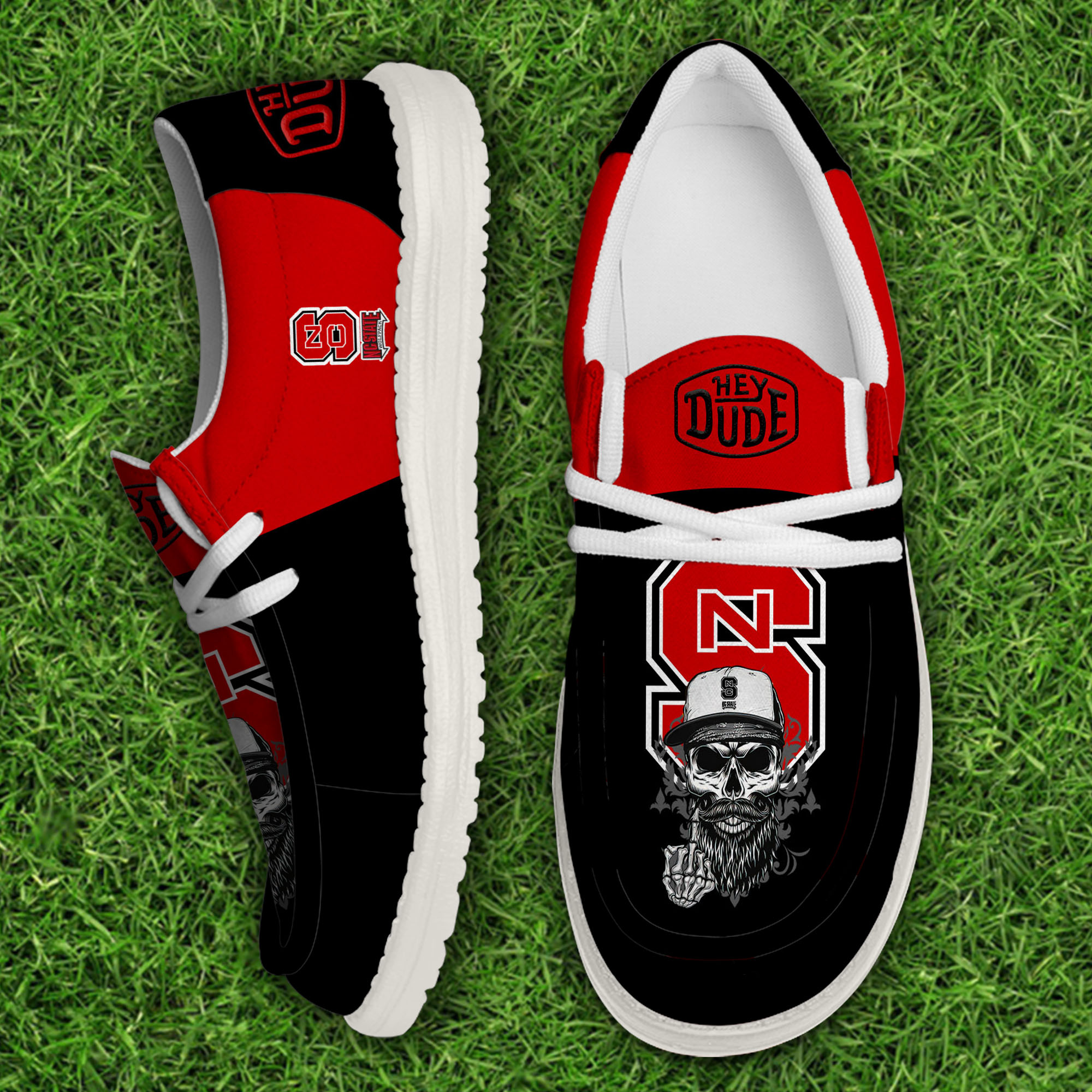 footwearelitenc state wolfpack custom name hey dude shoes reouw