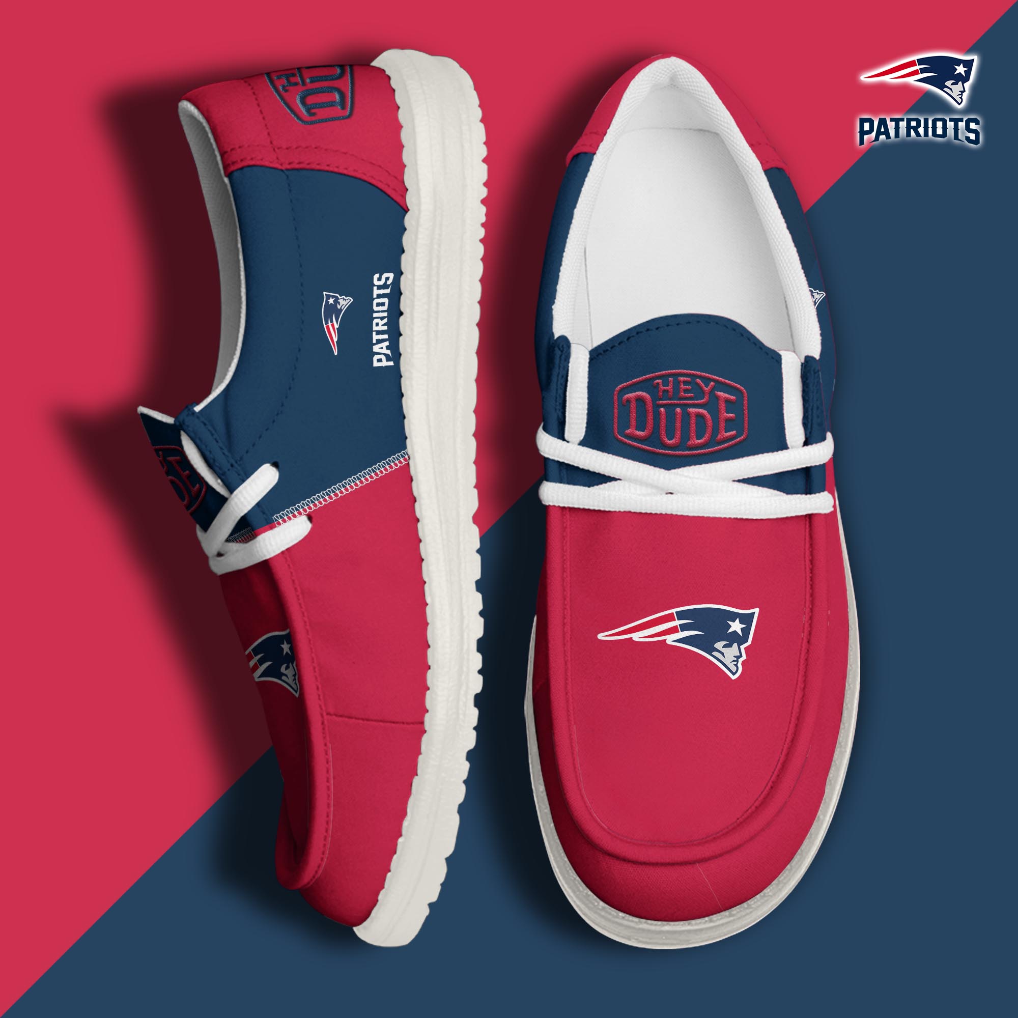 footwearelitenew england patriots custom name hey dude shoes xpozl