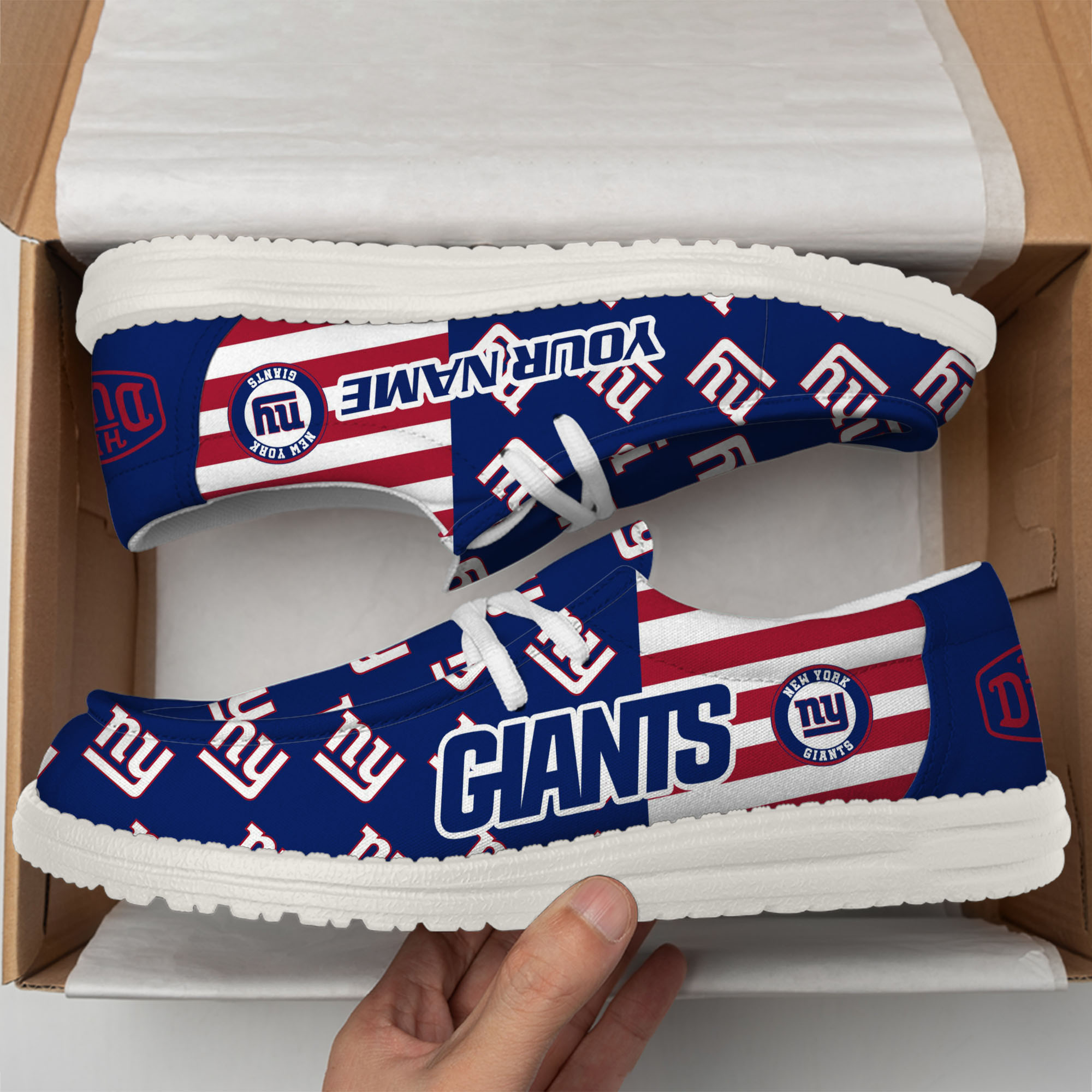 footwearelitenew york giants custom name hey dude shoes bf9sl