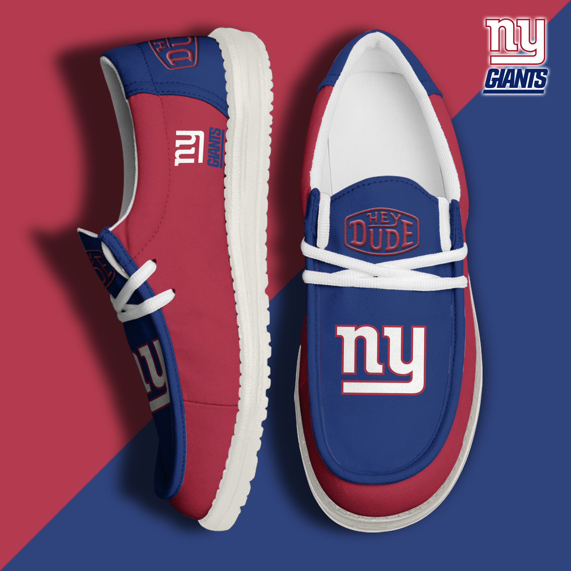 footwearelitenew york giants custom name hey dude shoes ebgvh