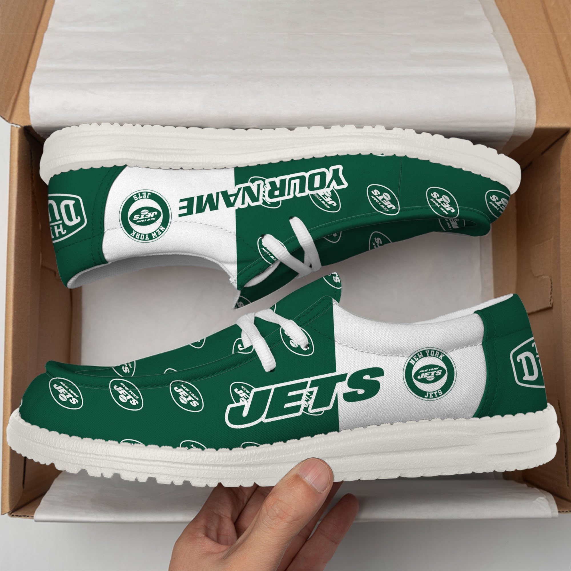 footwearelitenew york jets custom name hey dude shoes kz8up