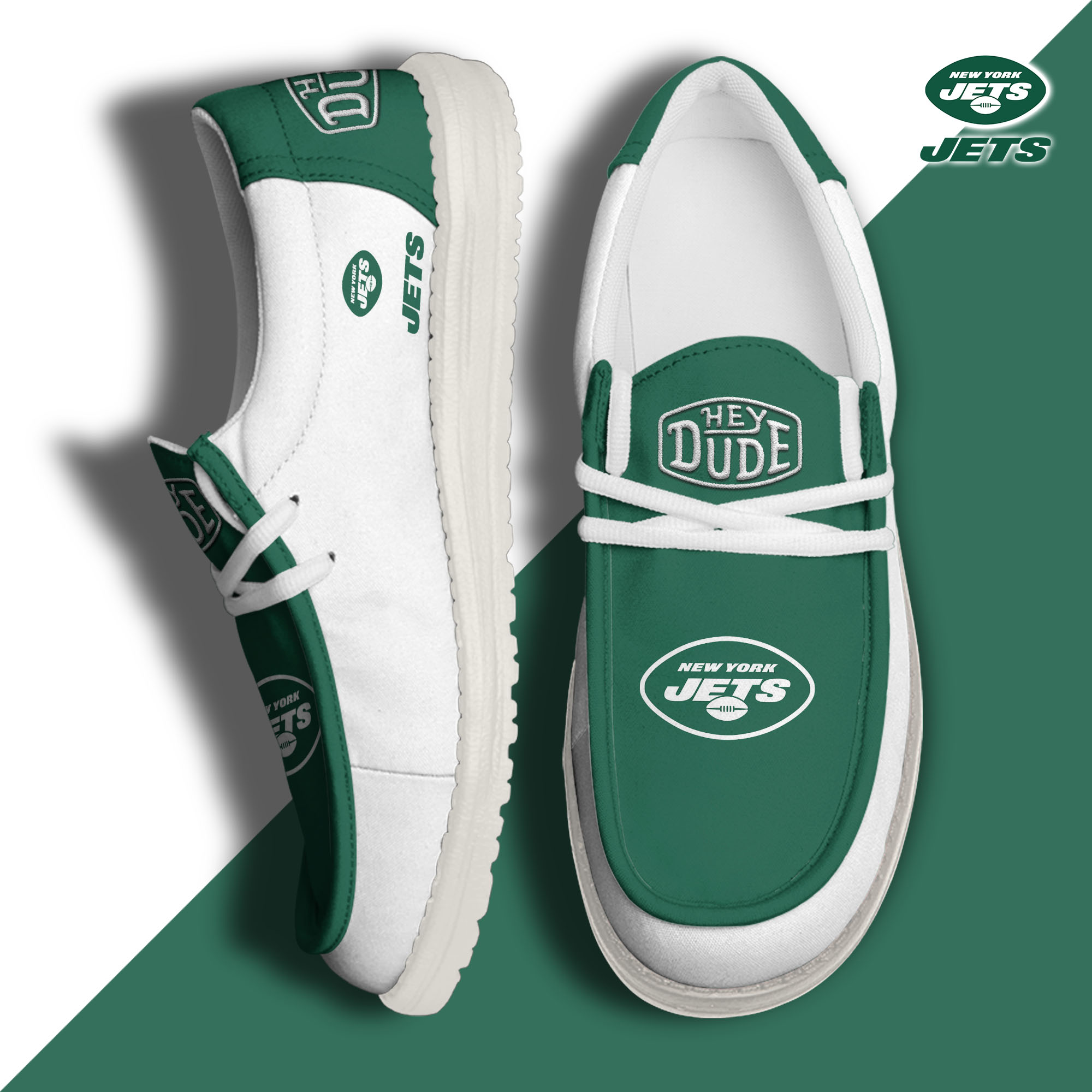 footwearelitenew york jets custom name hey dude shoes myigb