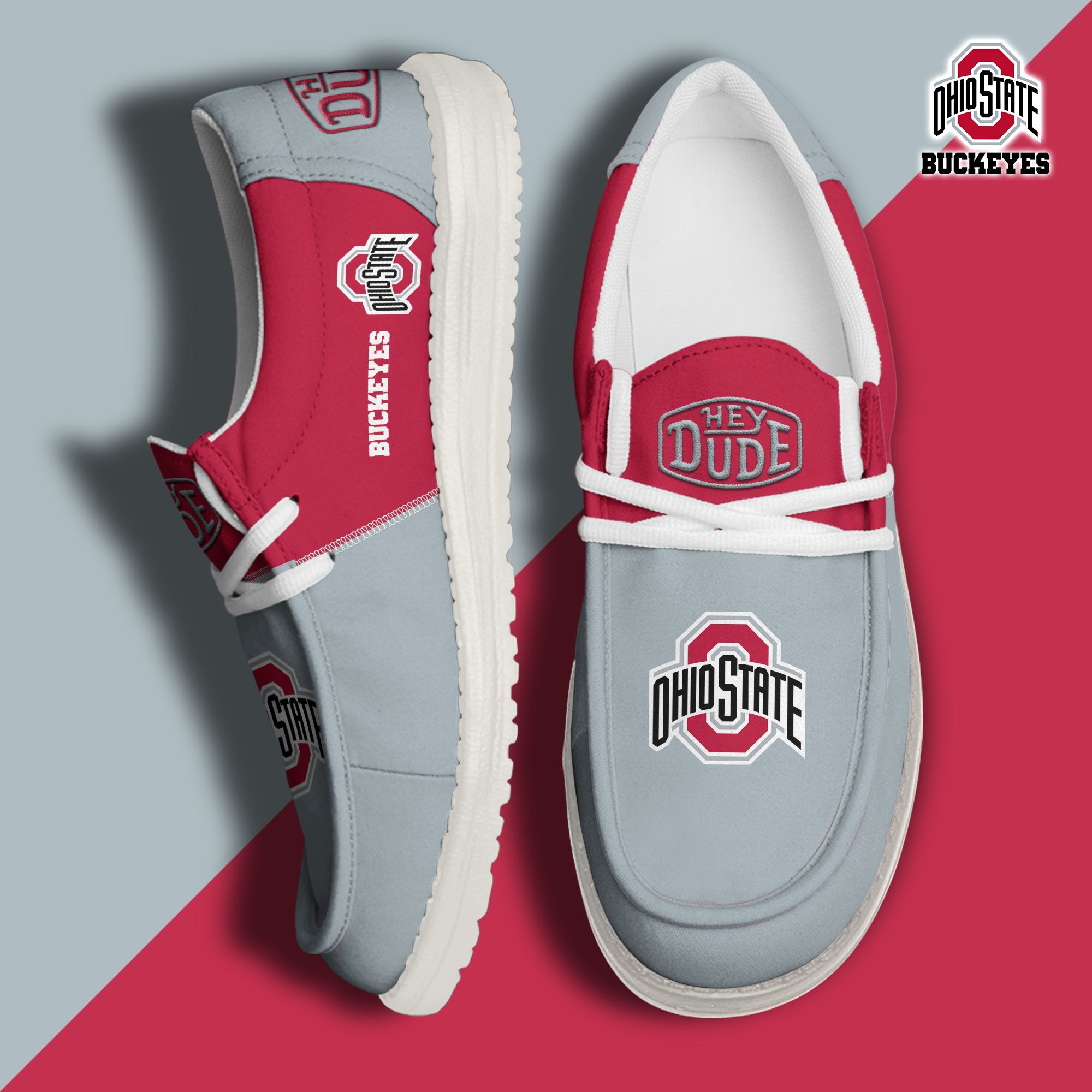 footweareliteohio state buckeyes custom name hey dude shoes a1qhu