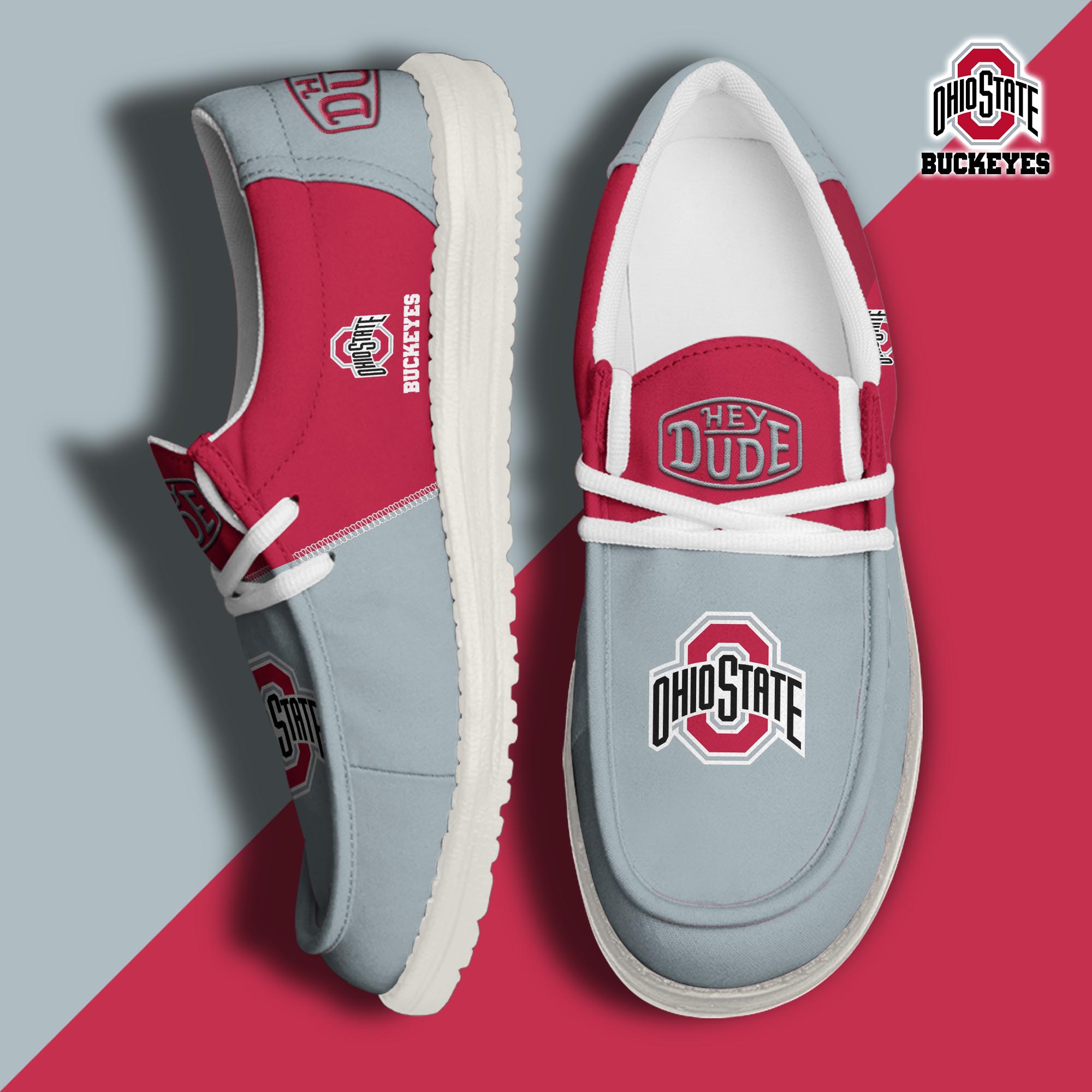 footweareliteohio state buckeyes custom name hey dude shoes a9drt