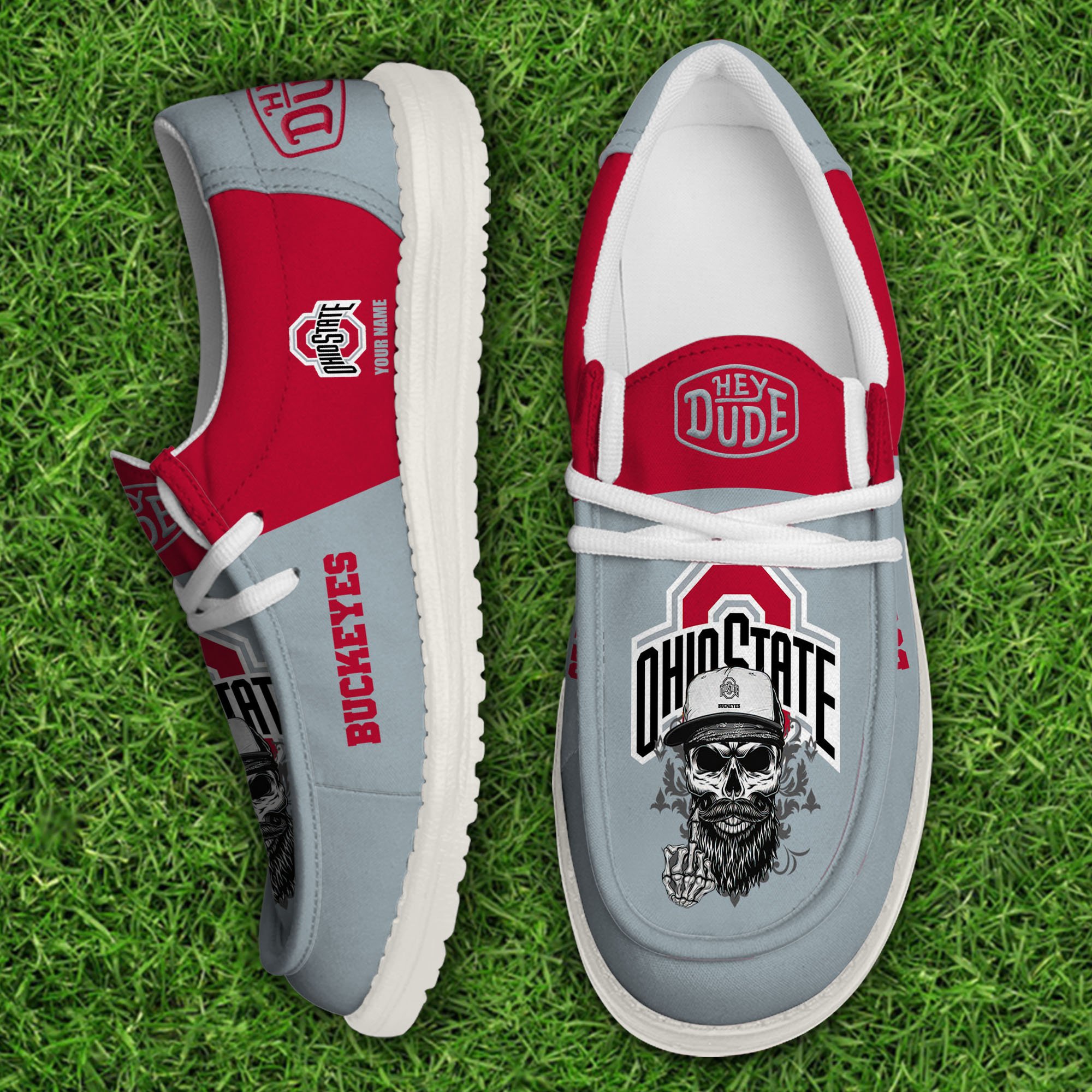 footweareliteohio state buckeyes custom name hey dude shoes vgr05