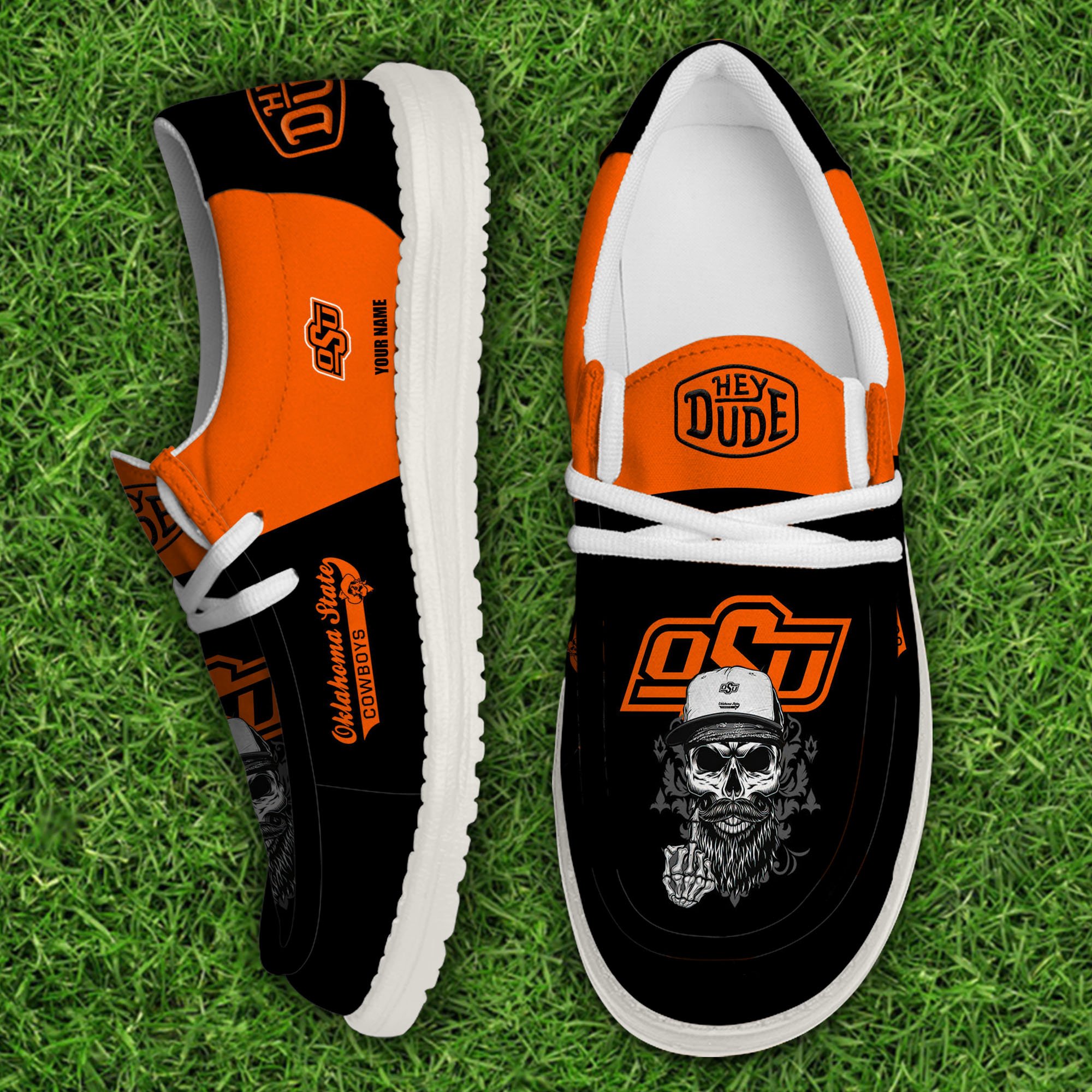 footweareliteoklahoma state cowboys custom name hey dude shoes cqv1u