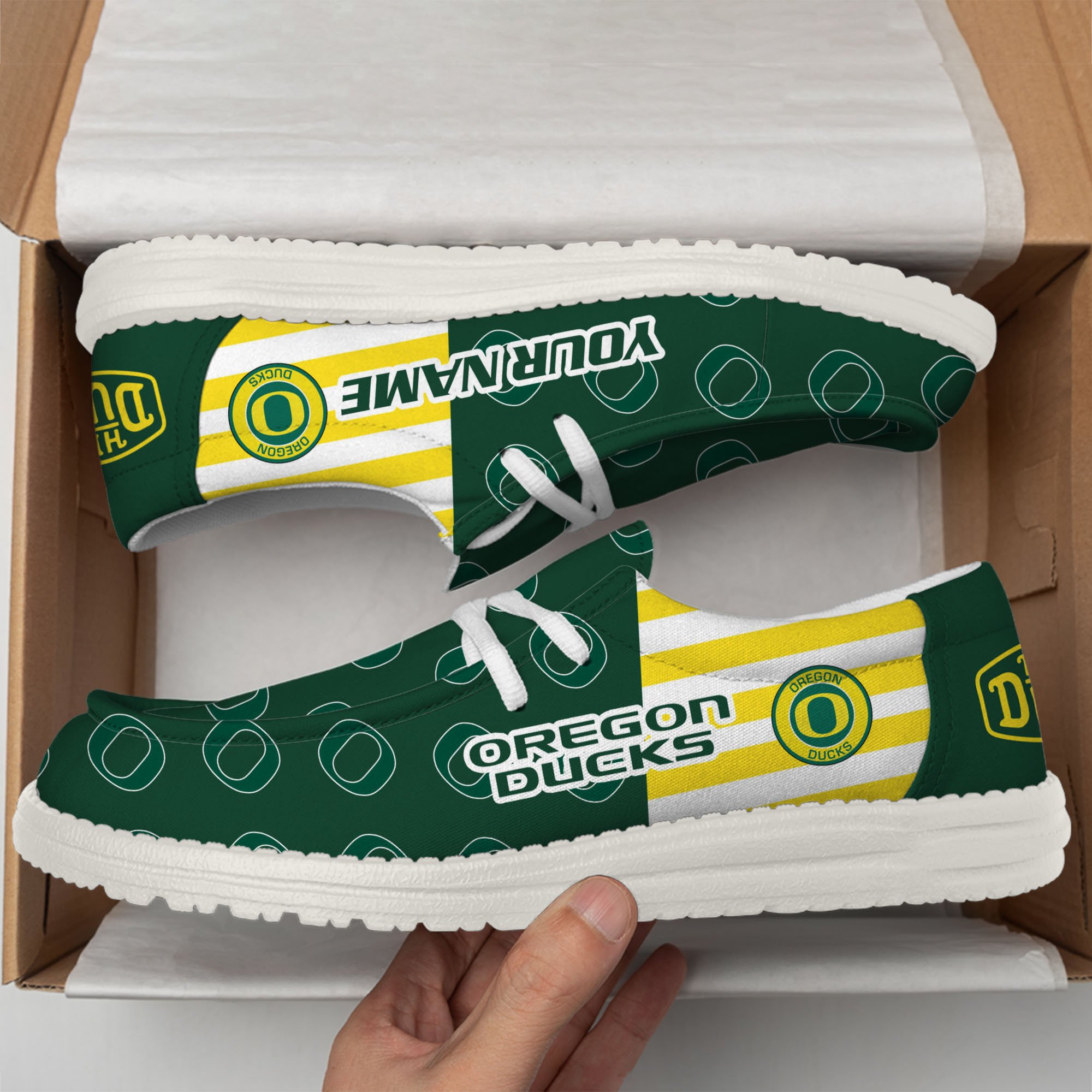 footweareliteoregon ducks custom name hey dude shoes jmgkf