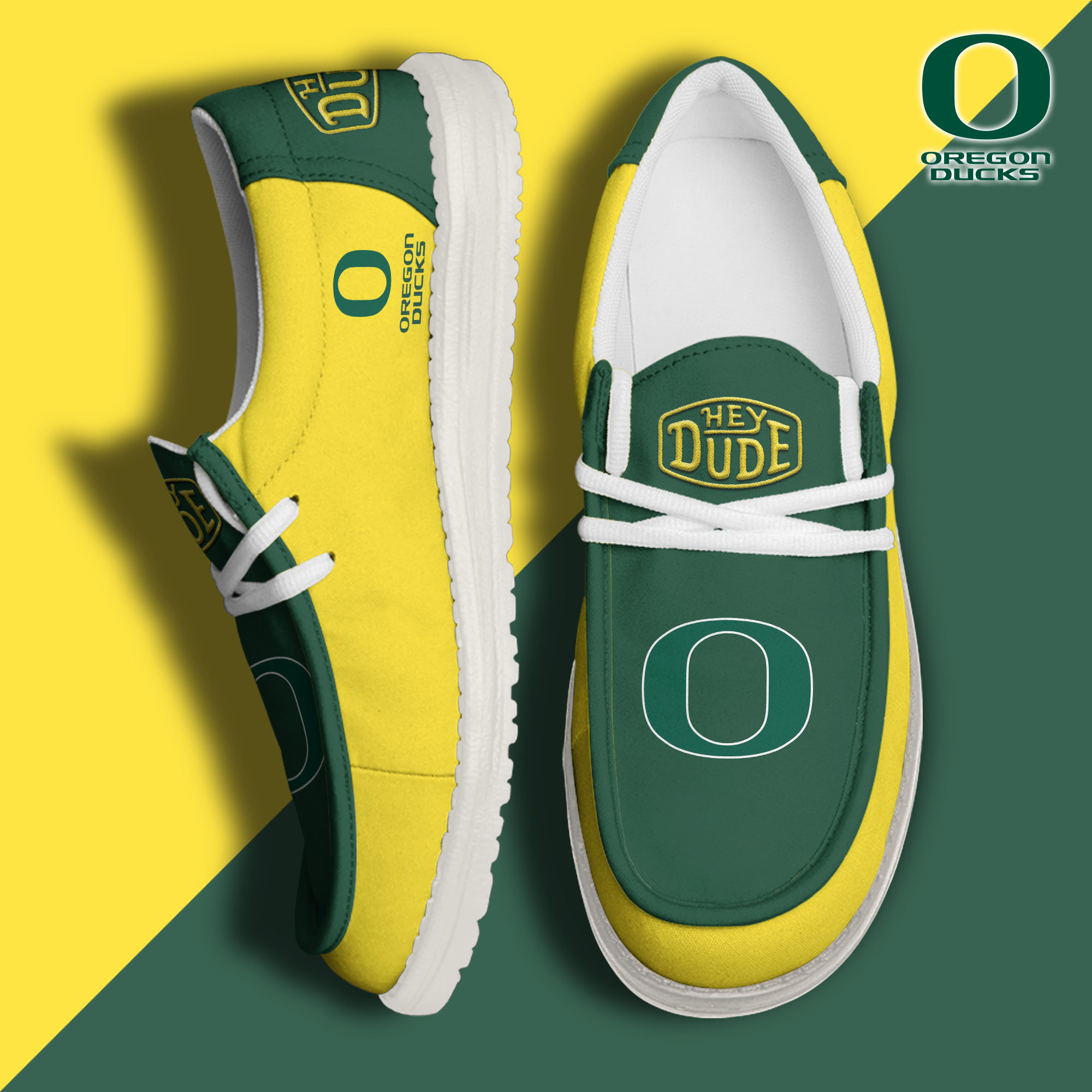 footweareliteoregon ducks custom name hey dude shoes ohyvo