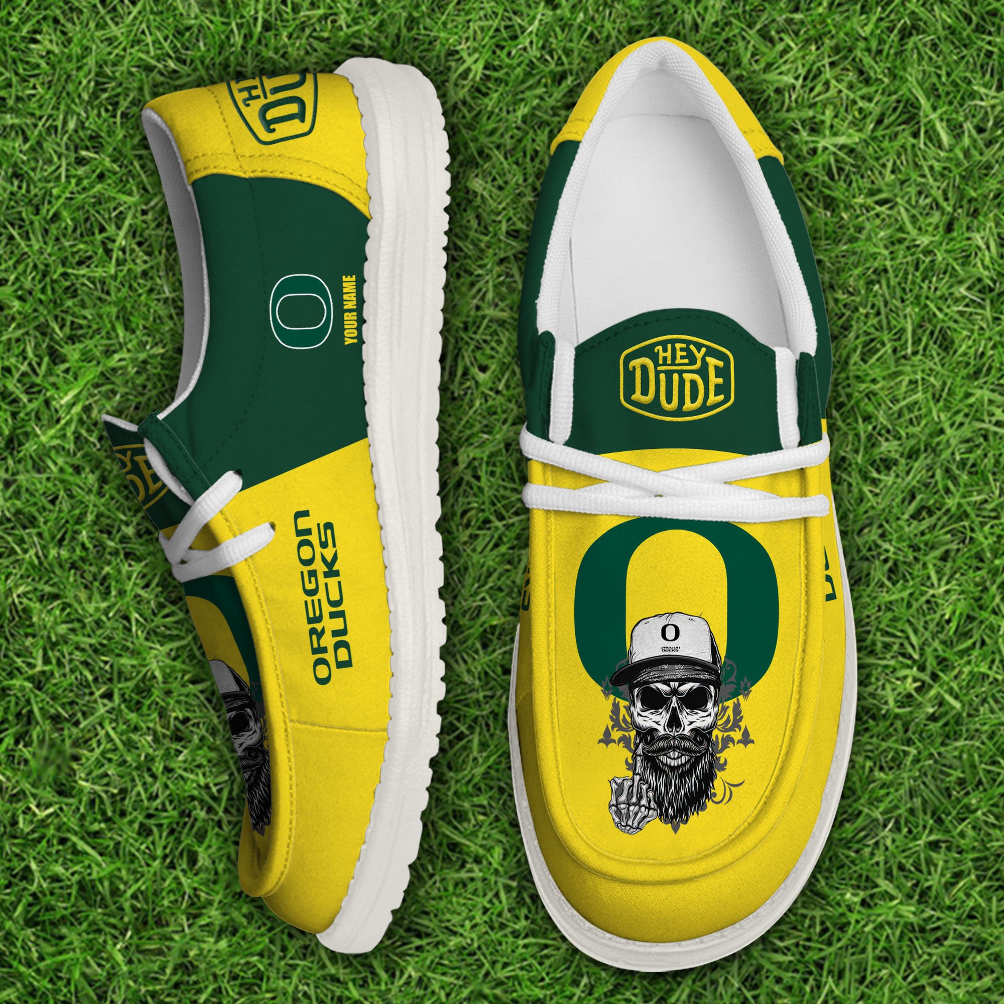 footweareliteoregon ducks custom name hey dude shoes qubjh