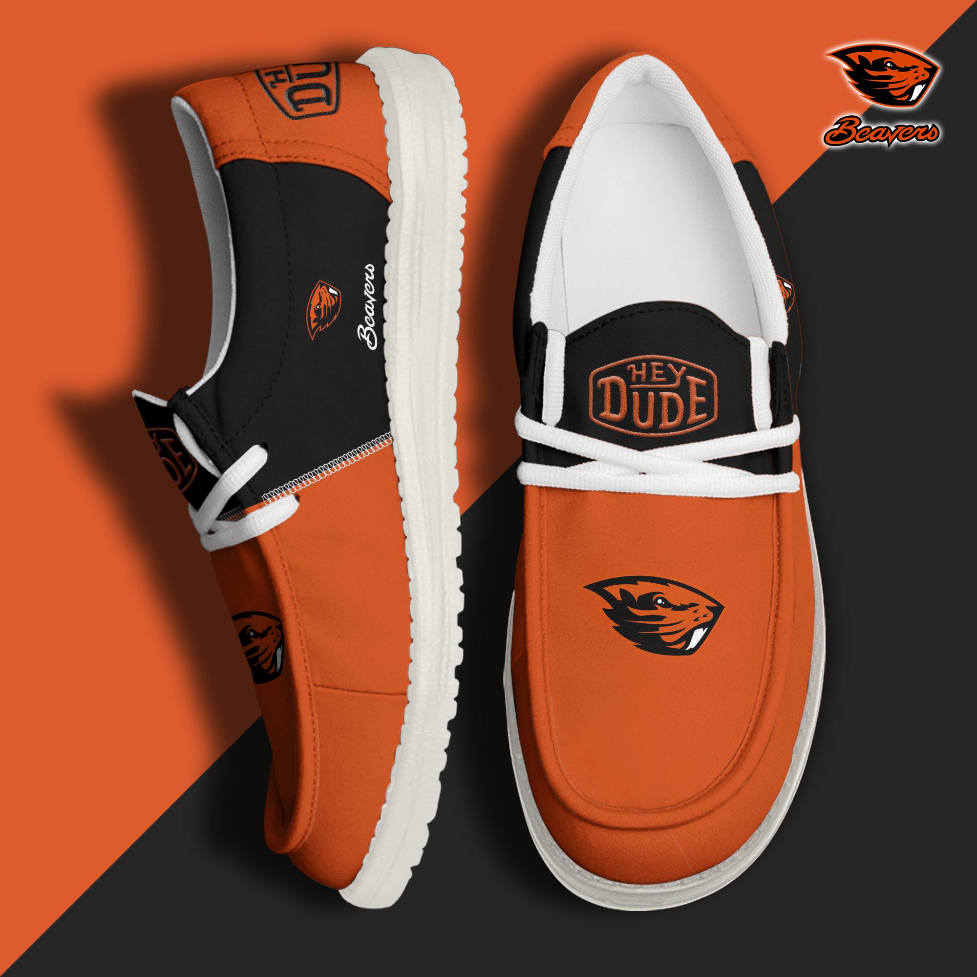 footweareliteoregon state beavers custom name hey dude shoes 6o4va