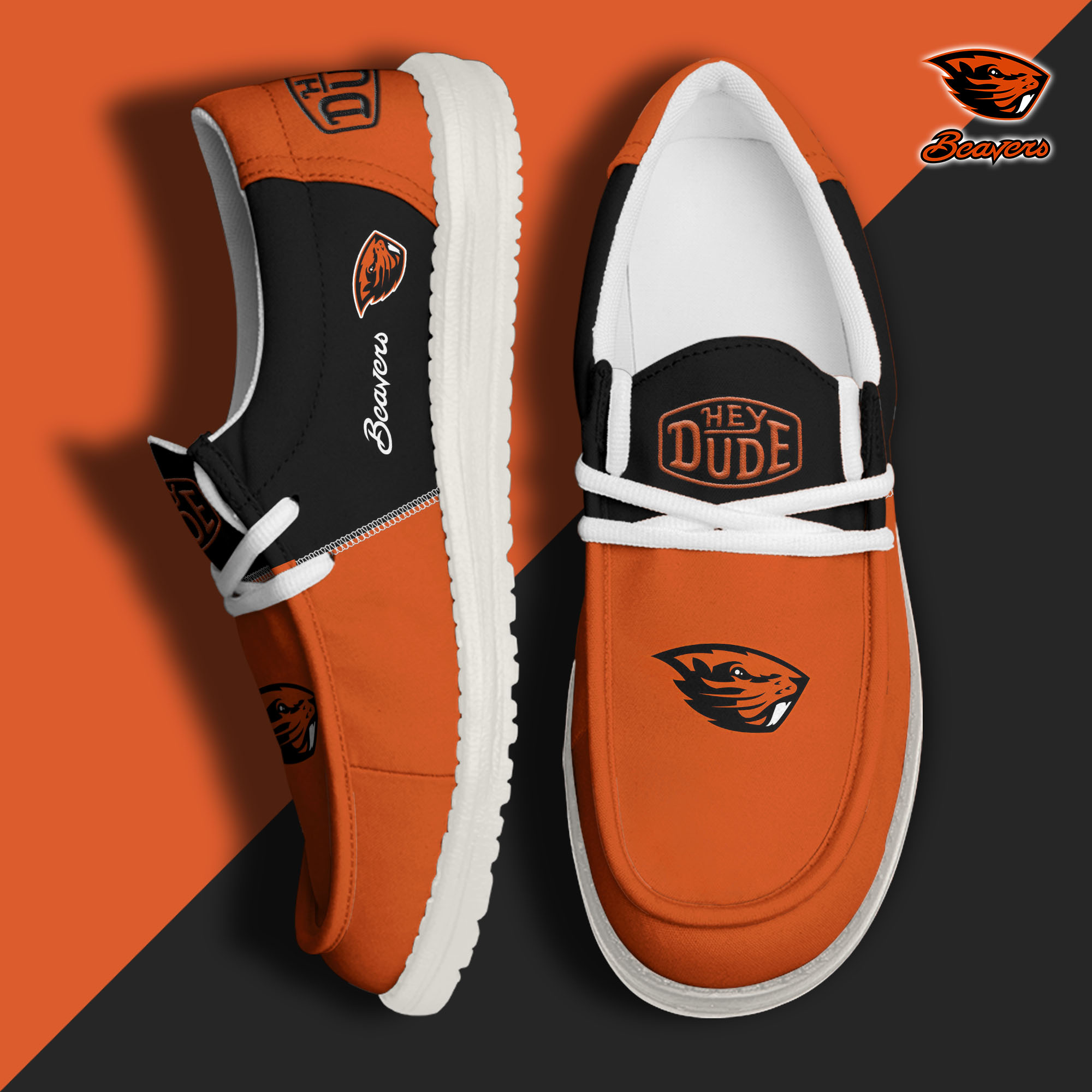 footweareliteoregon state beavers custom name hey dude shoes u3qju