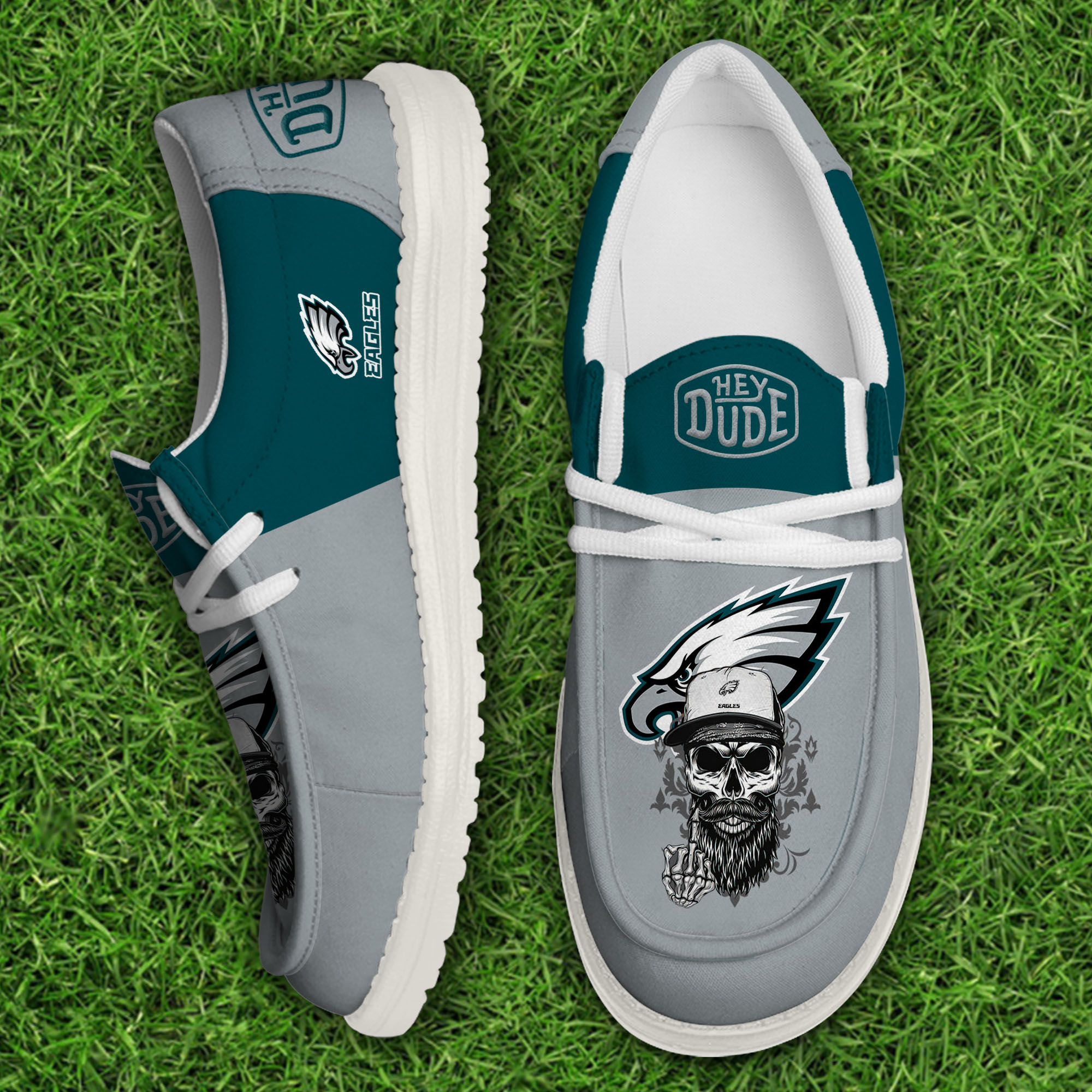 footwearelitephiladelphia eagles custom name hey dude shoes jdyxt