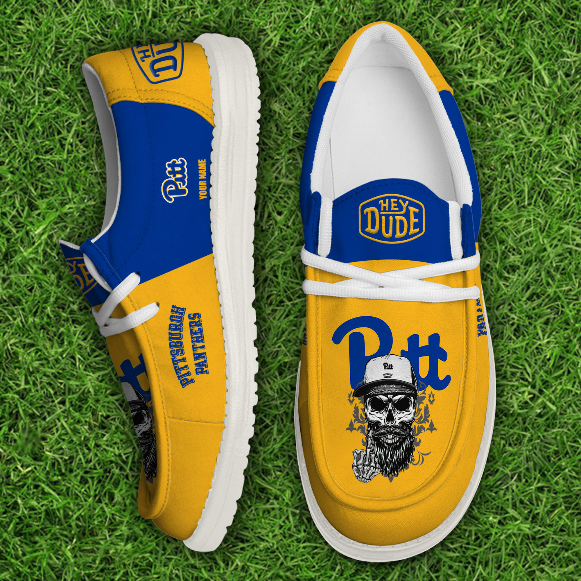 footwearelitepittsburgh panthers custom name hey dude shoes 2ys9m