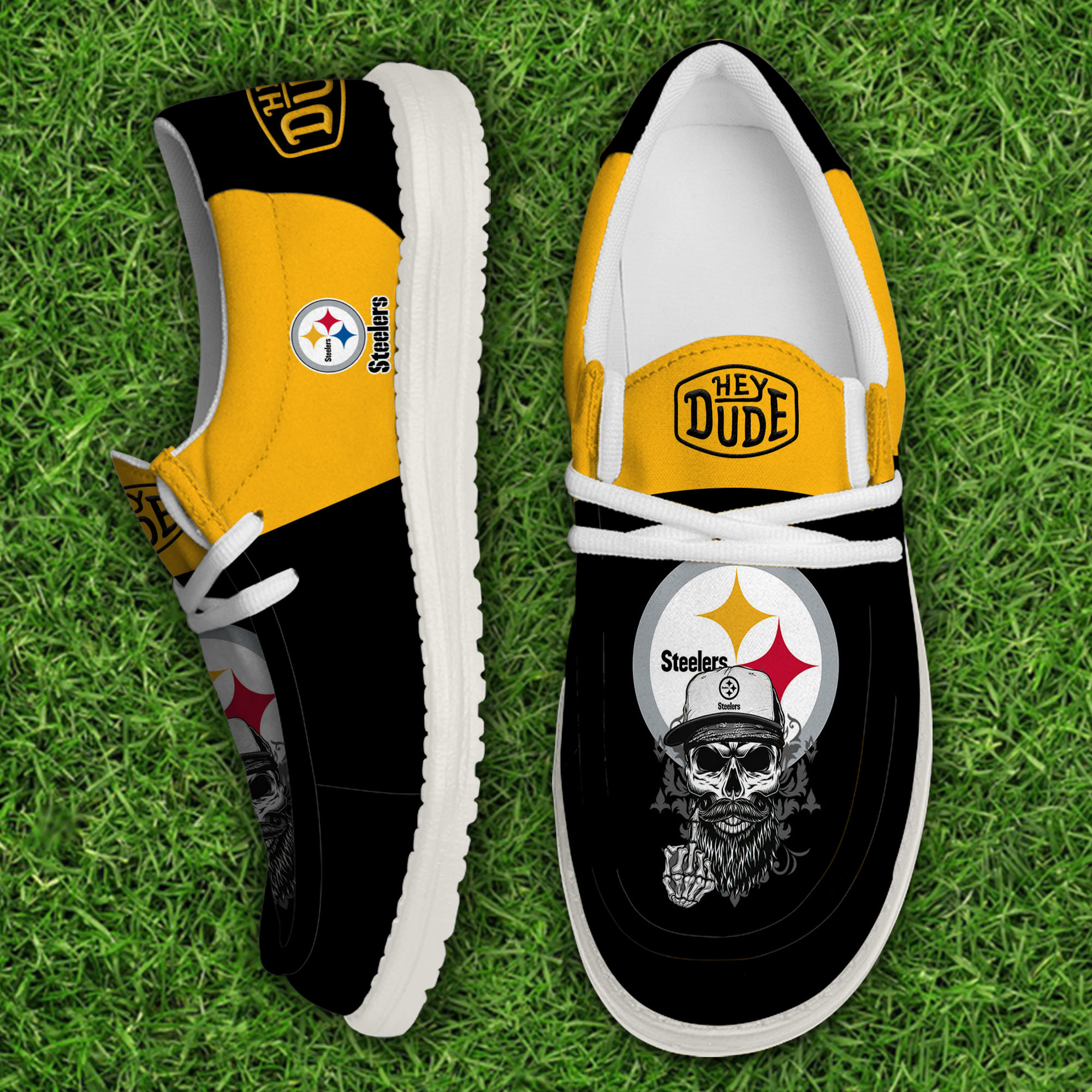 footwearelitepittsburgh steelers custom name hey dude shoes swhjh