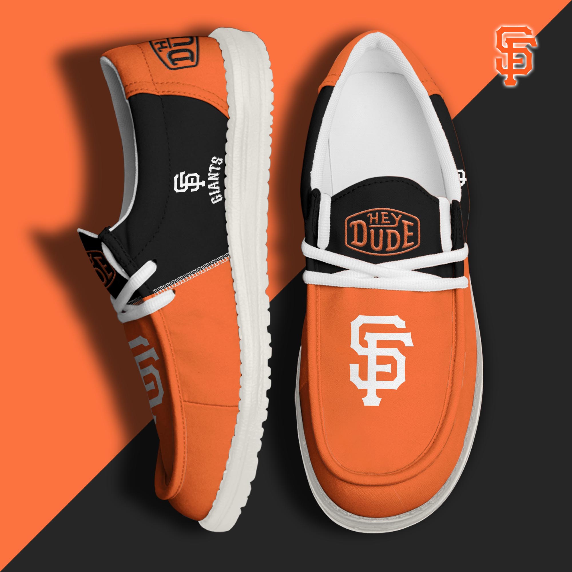 footwearelitesan francisco giants custom name hey dude shoes o6ex0