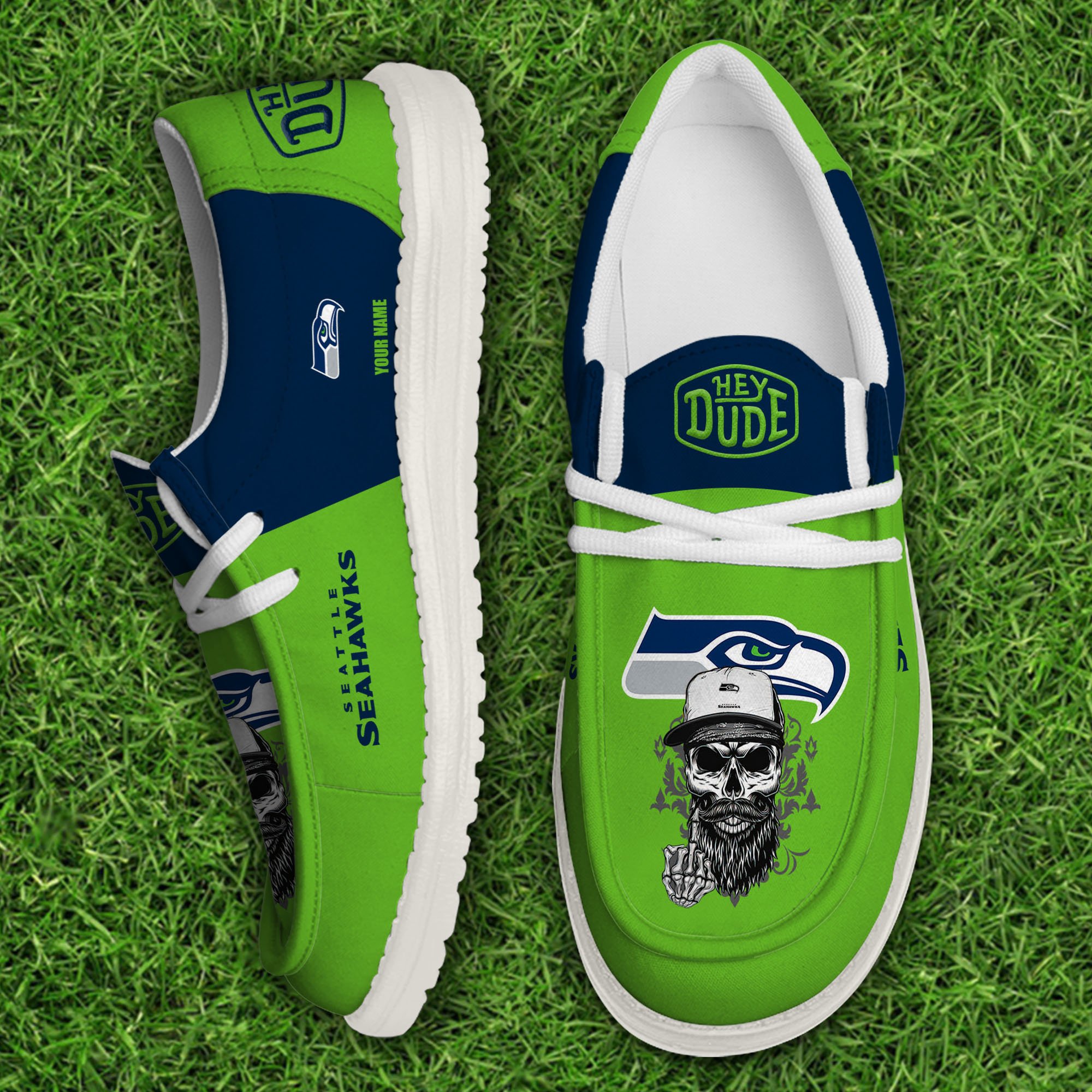 footweareliteseattle seahawks custom name hey dude shoes jmvzt