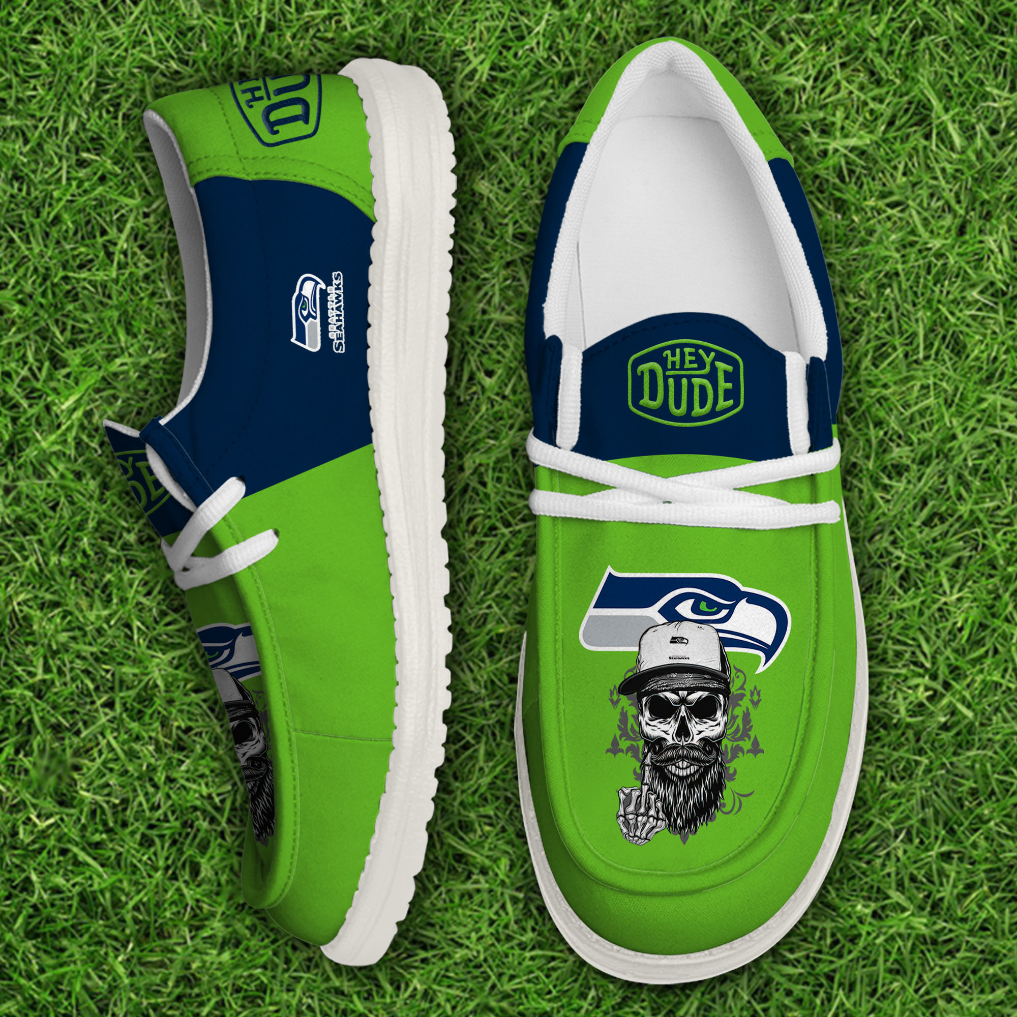 footweareliteseattle seahawks custom name hey dude shoes l9sxe