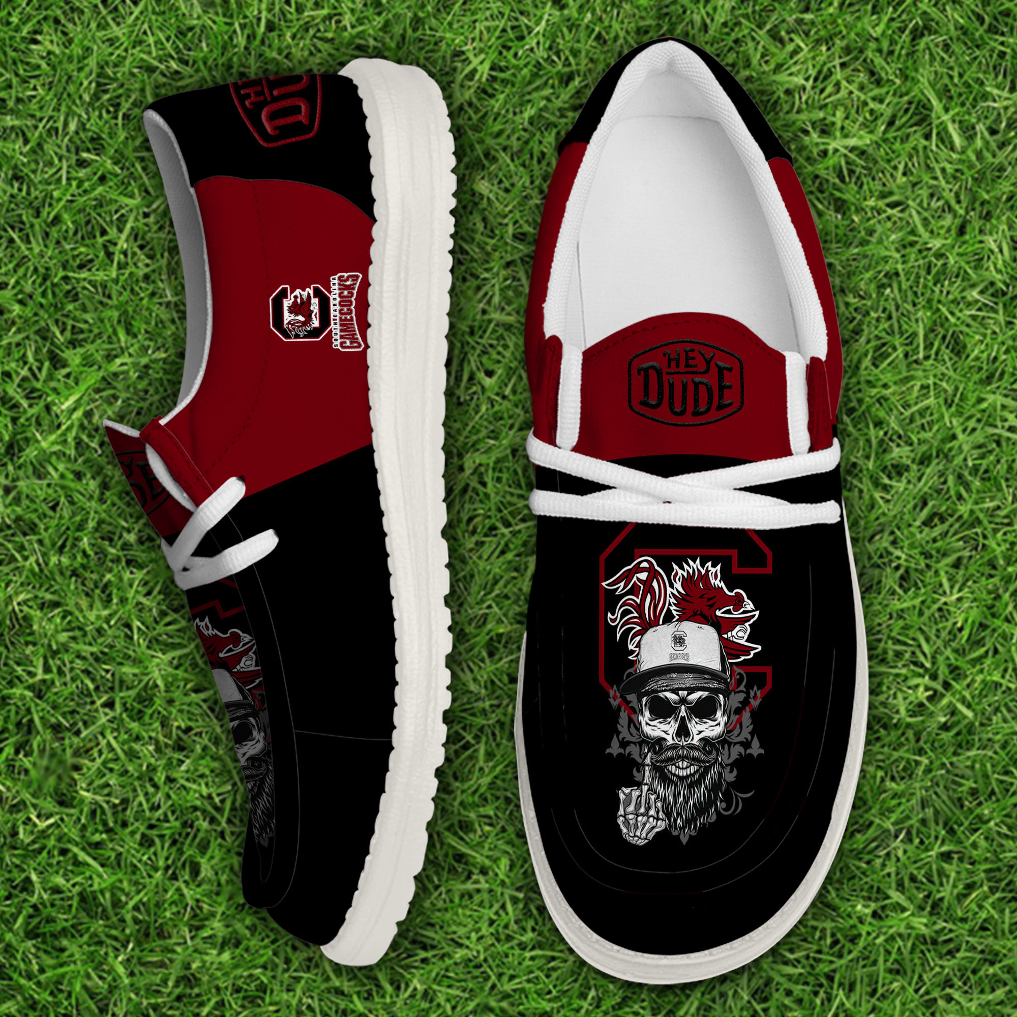 footwearelitesouth carolina gamecocks custom name hey dude shoes wkgfy