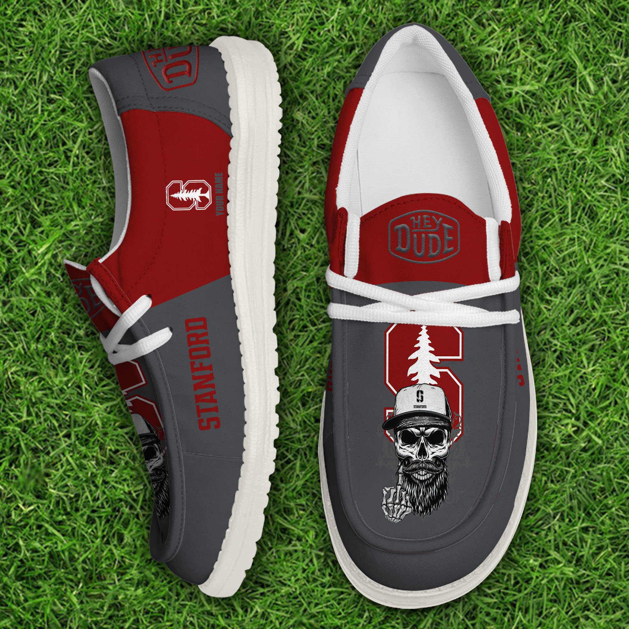 footwearelitestanford cardinal custom name hey dude shoes mhjdw