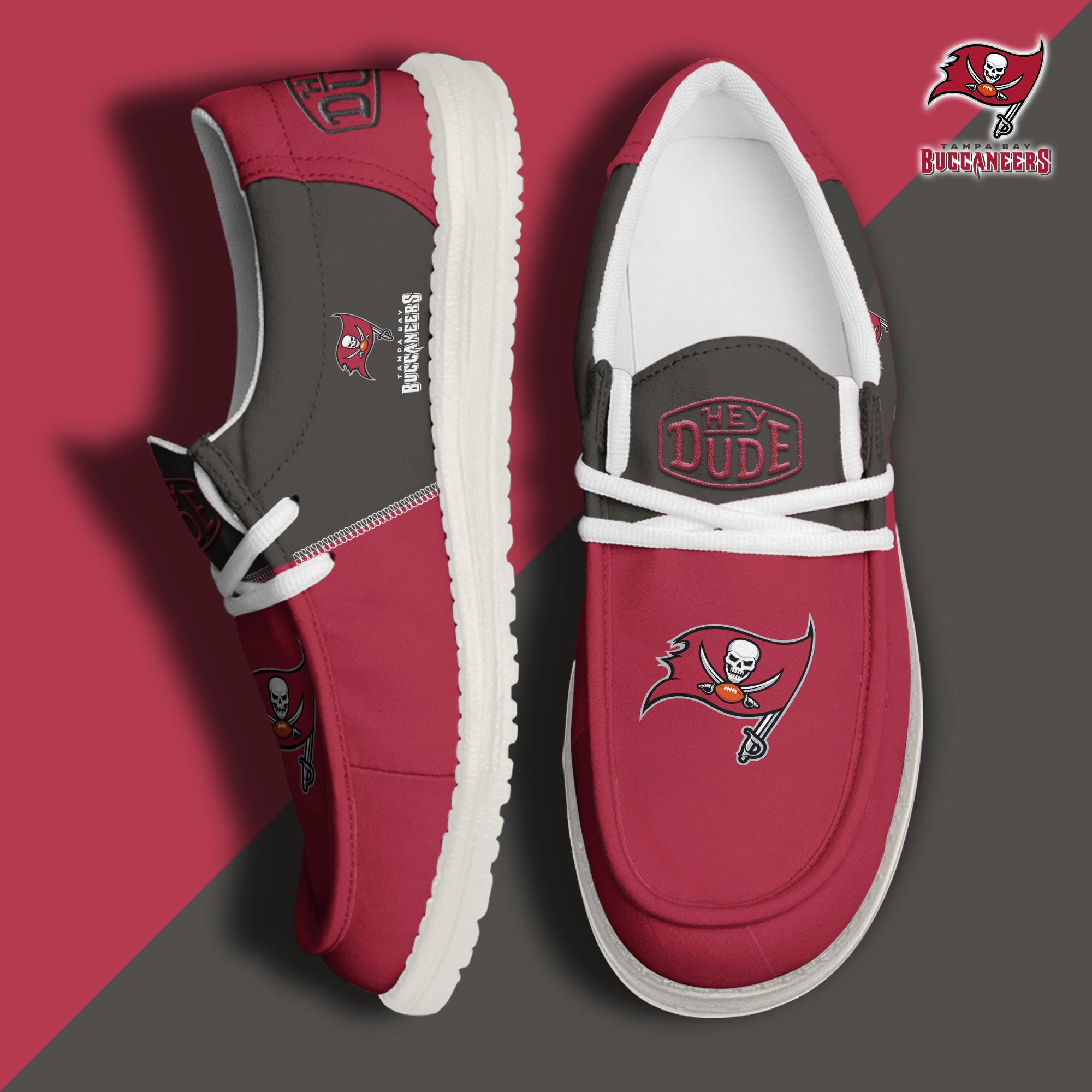 footwearelitetampa bay buccaneers custom name hey dude shoes hxers