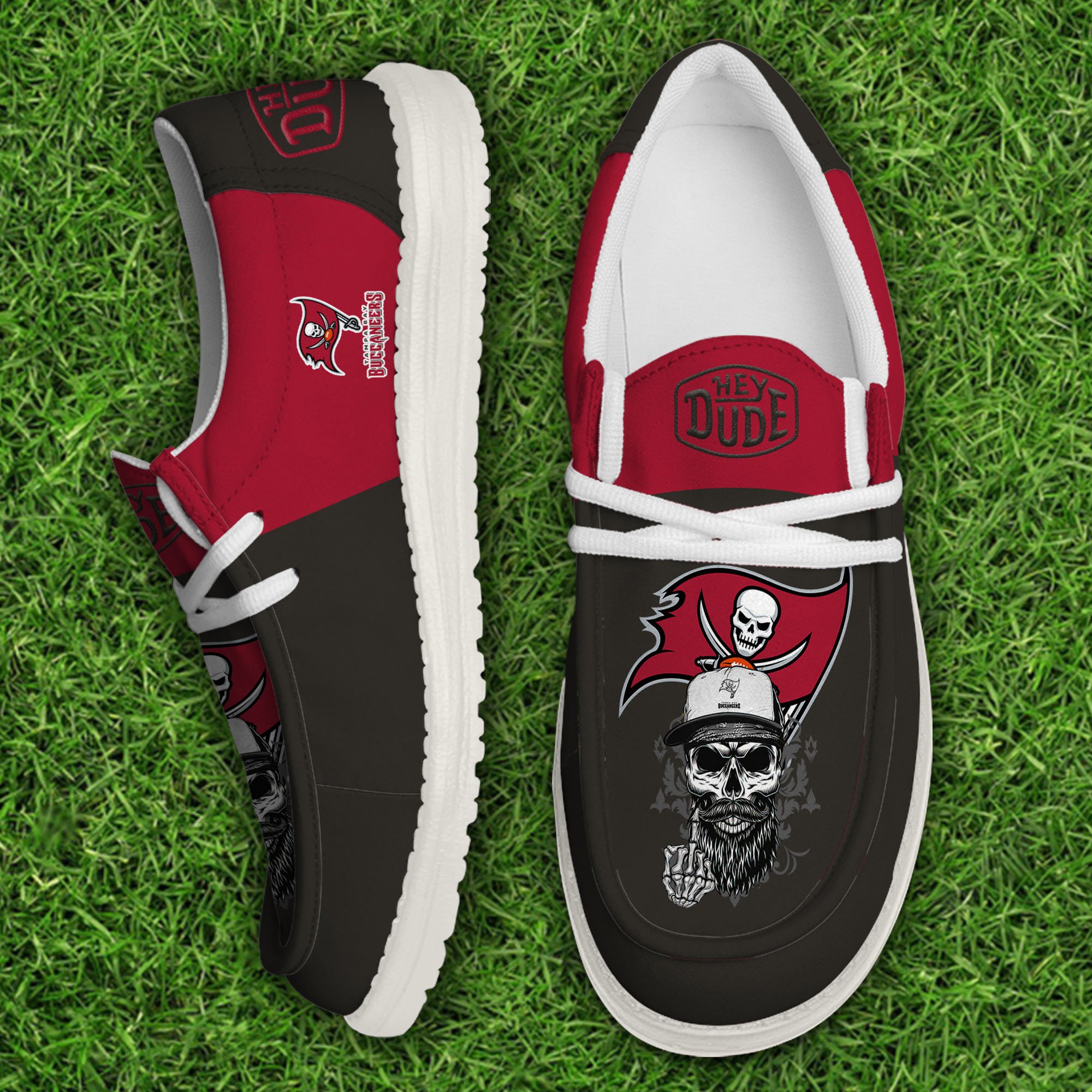 footwearelitetampa bay buccaneers custom name hey dude shoes icokx