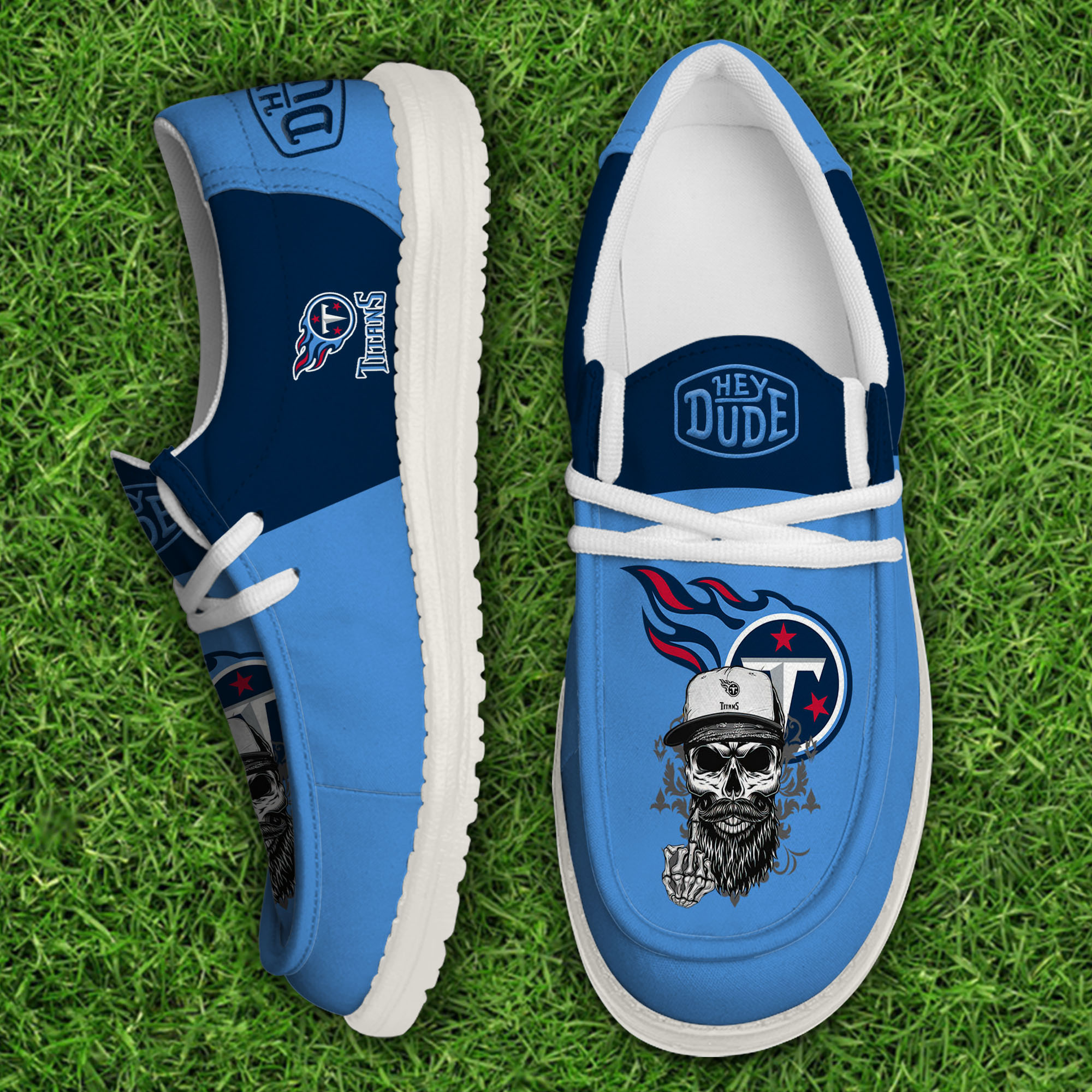 footwearelitetennessee titans custom name hey dude shoes 480pn