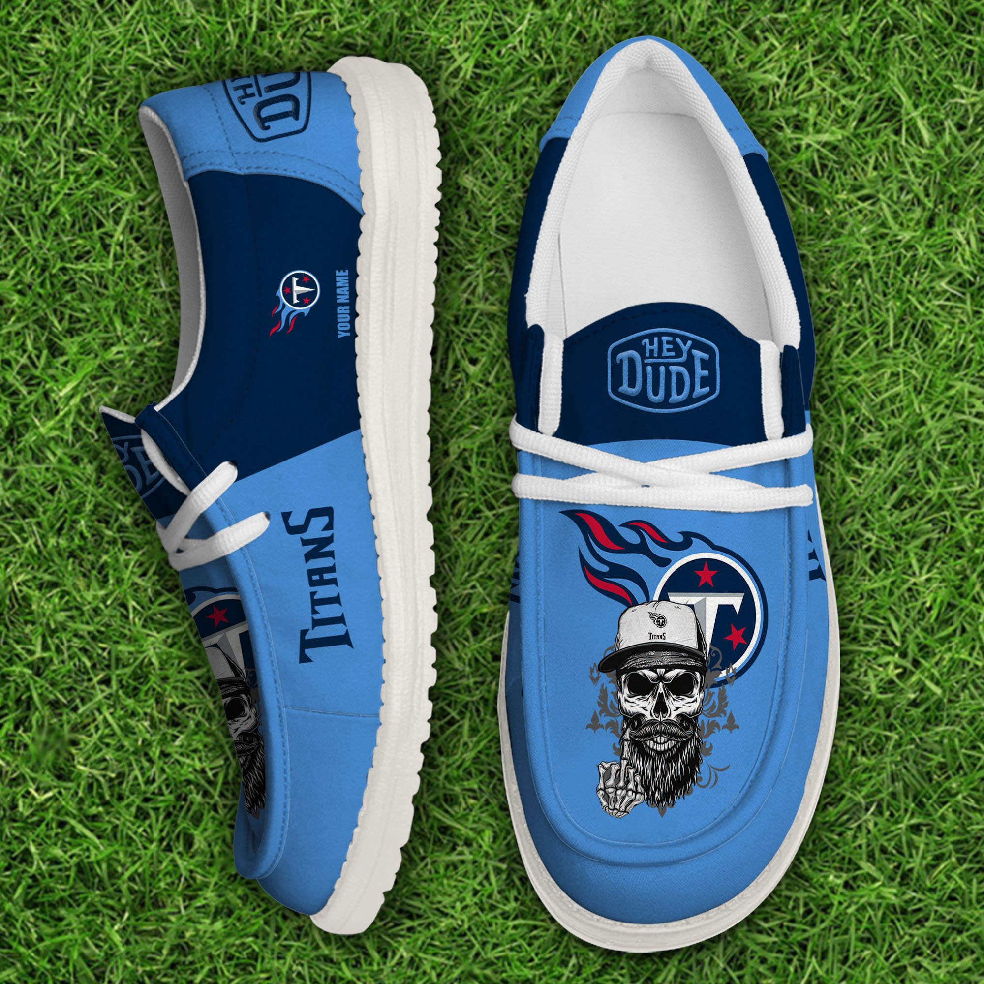 footwearelitetennessee titans custom name hey dude shoes o1cqi