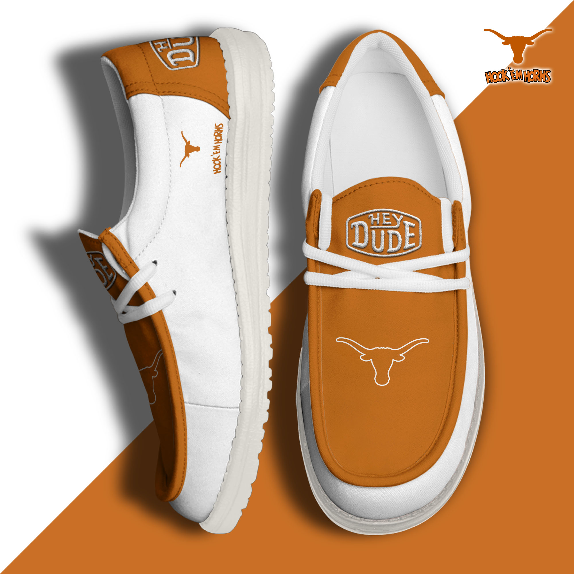 footwearelitetexas longhorns custom name hey dude shoes lfnka