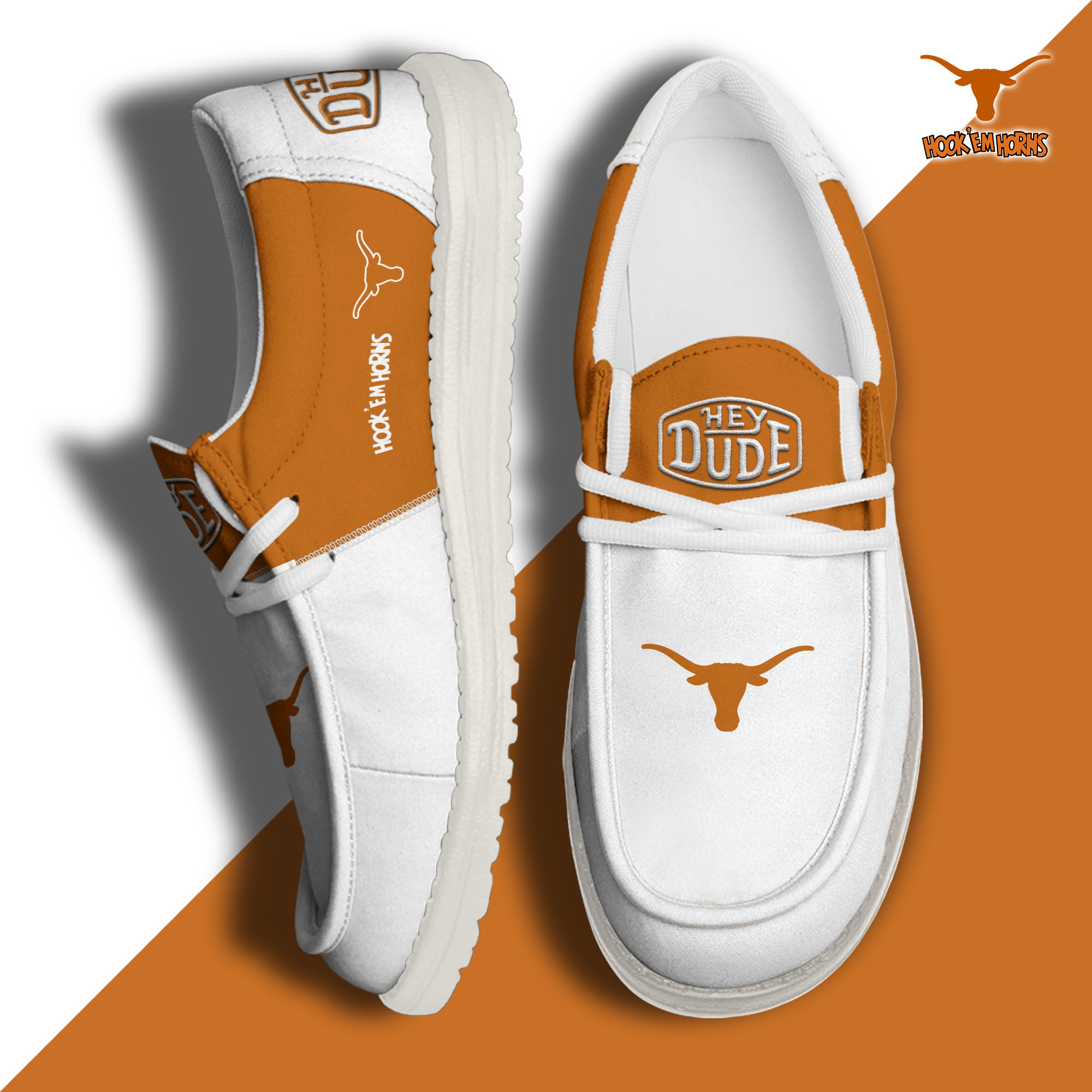 footwearelitetexas longhorns custom name hey dude shoes wokfp