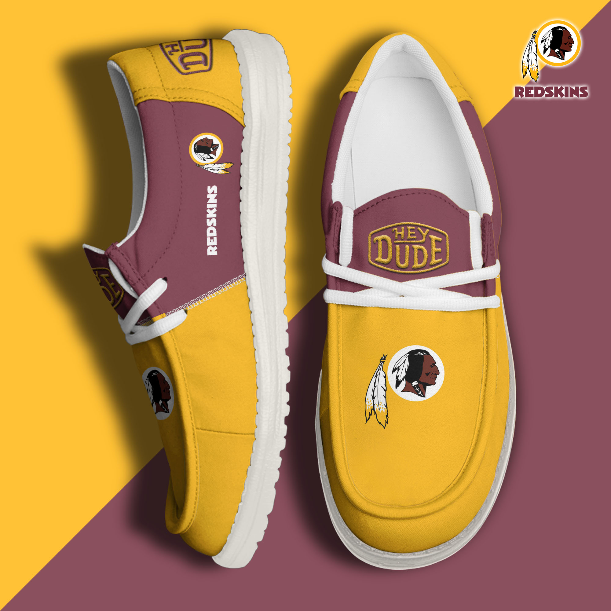 footwearelitewashington redskins custom name hey dude shoes dmuxu