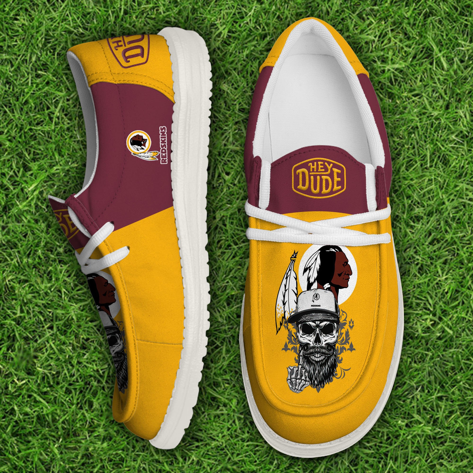 footwearelitewashington redskins custom name hey dude shoes vcuch