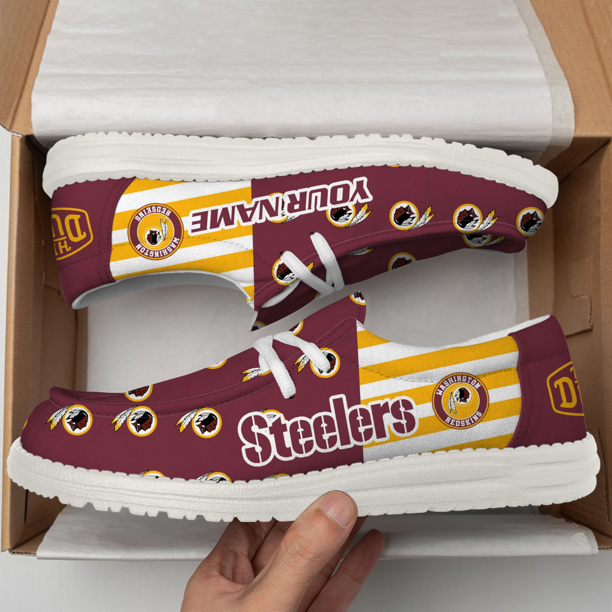 footwearelitewashington redskins custom name hey dude shoes vwwxh