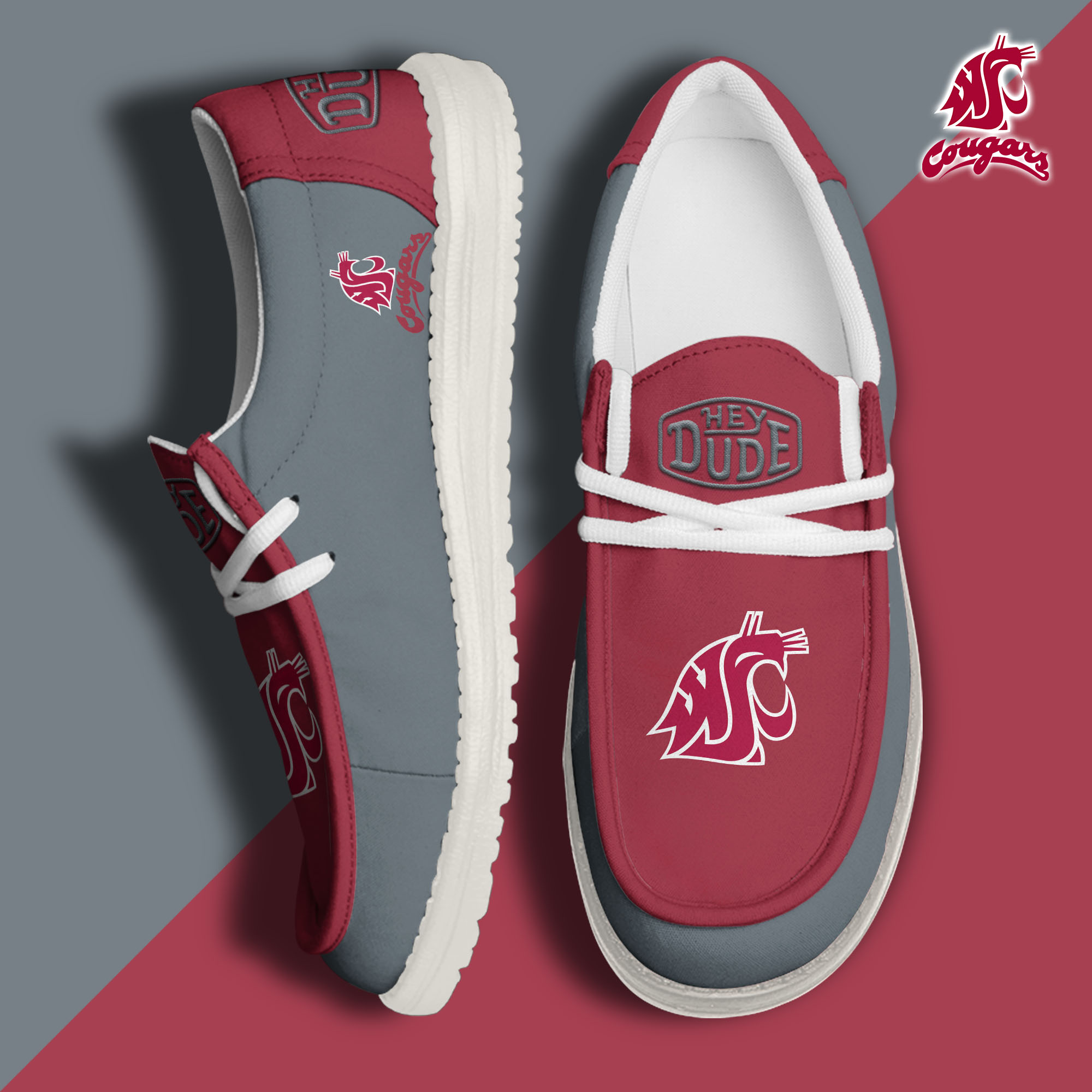 footwearelitewashington state cougars custom name hey dude shoes cxc1q