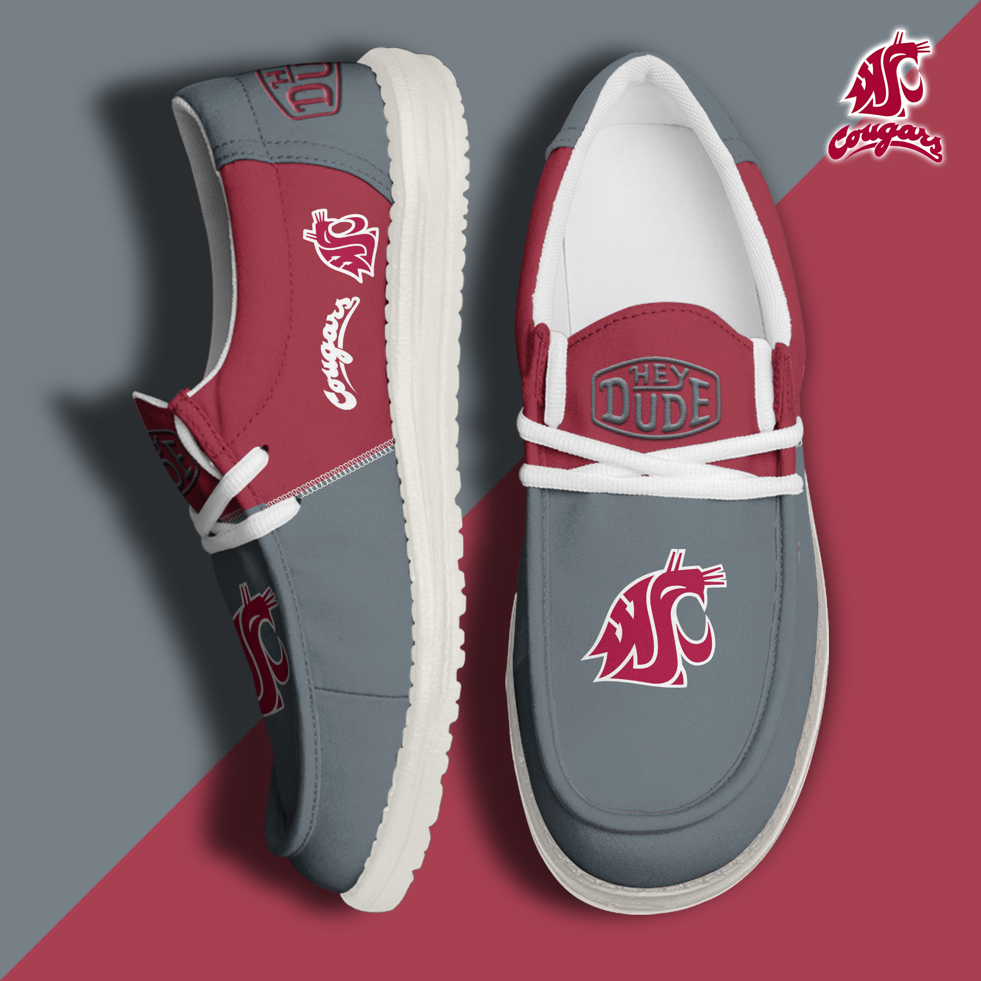 footwearelitewashington state cougars custom name hey dude shoes gfudq